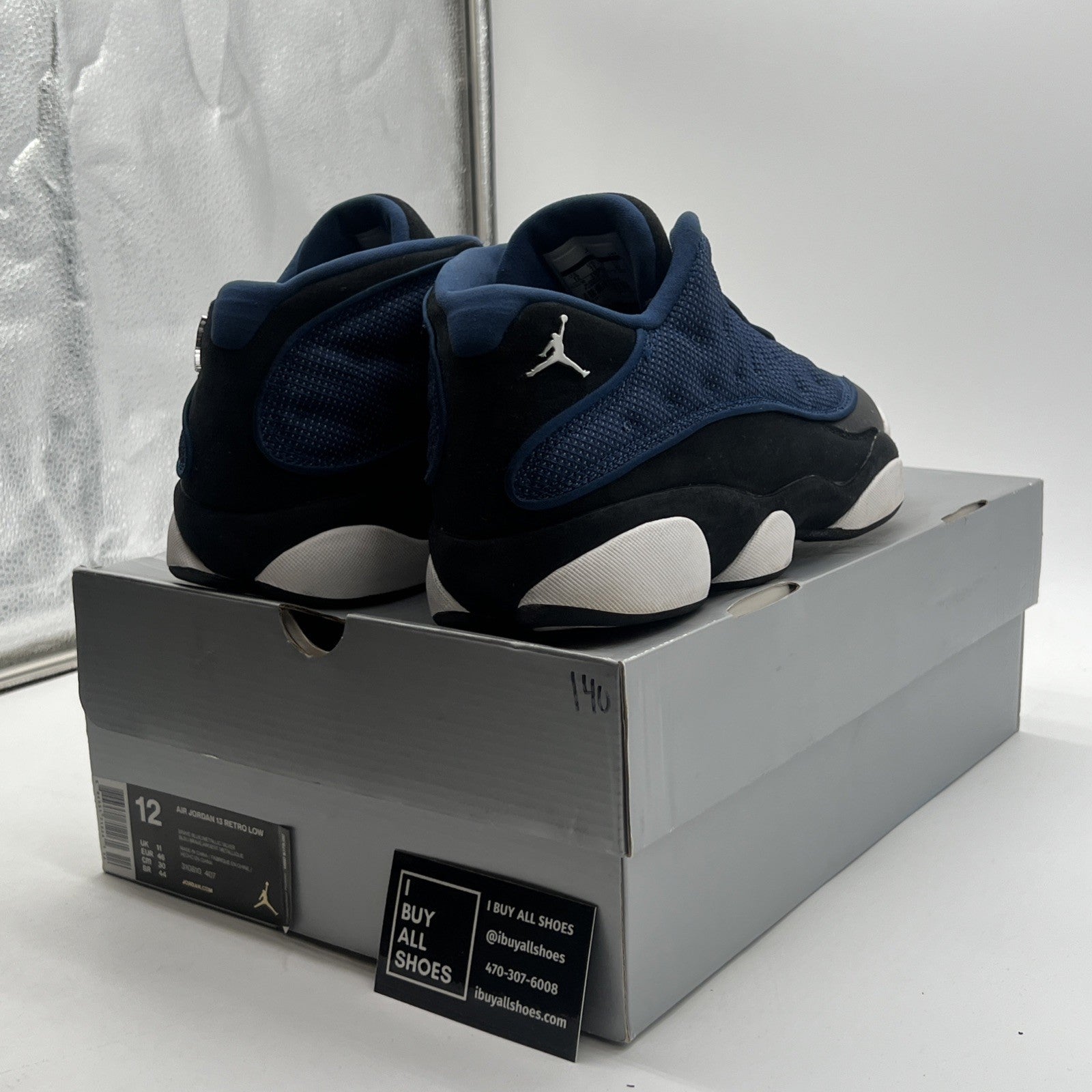 Size 12 - Air Jordan 13 Retro 2017 Low Brave Blue (310810-407)