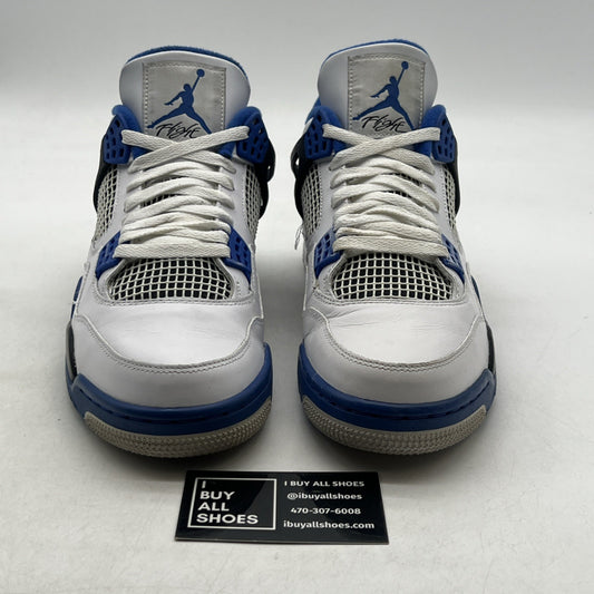 Size 10.5 - Air Jordan 4 Retro Mid Motorsports (308497-117)