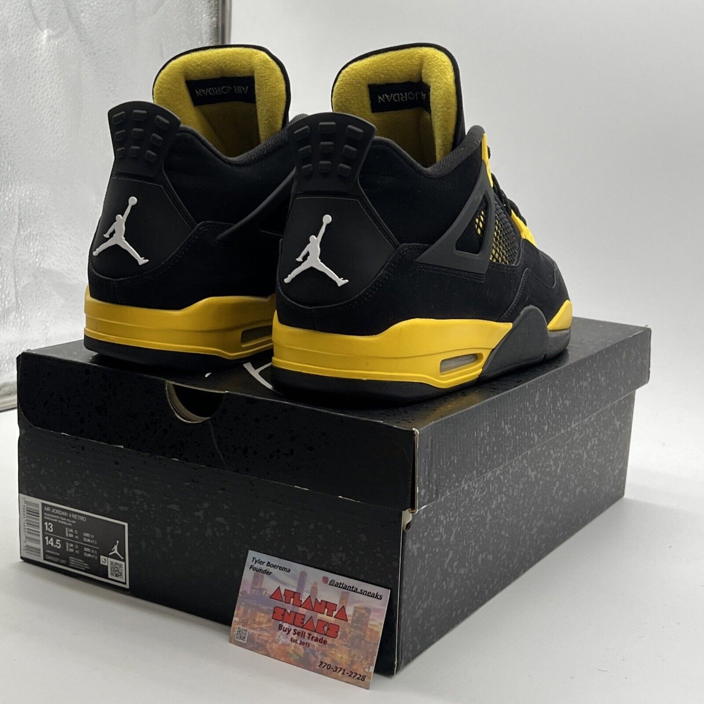 Size 13 - Air Jordan 4 Retro Mid Thunder (DH6927-017)