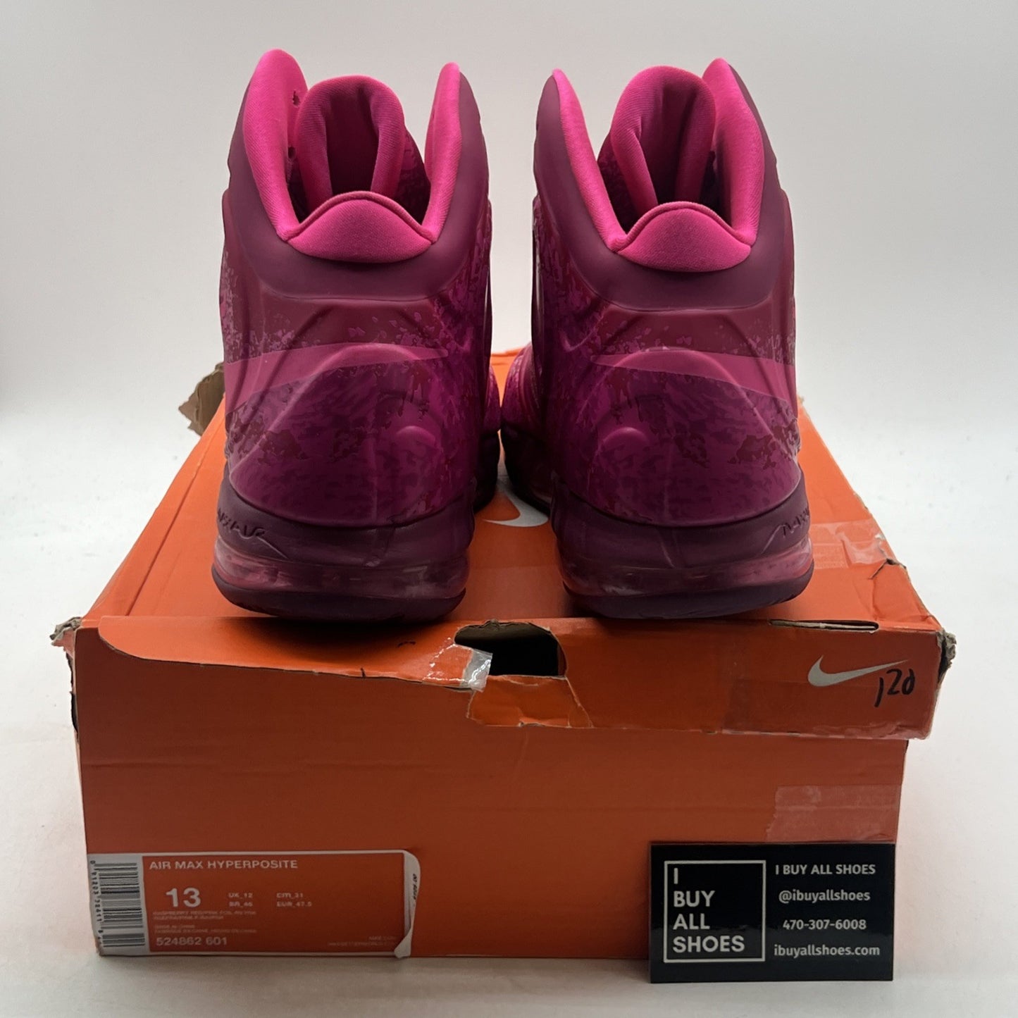 Size 13 - Nike Air Max Hyperposite Plum (524862-601)