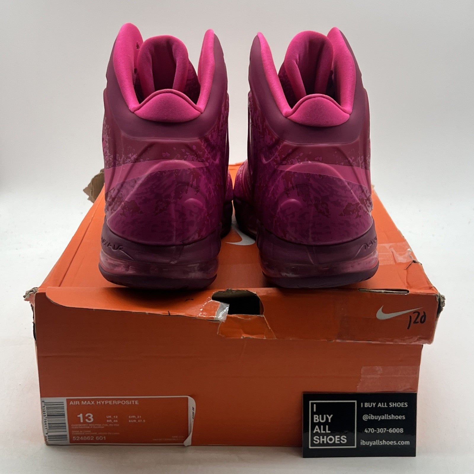 Size 13 - Nike Air Max Hyperposite Plum (524862-601)