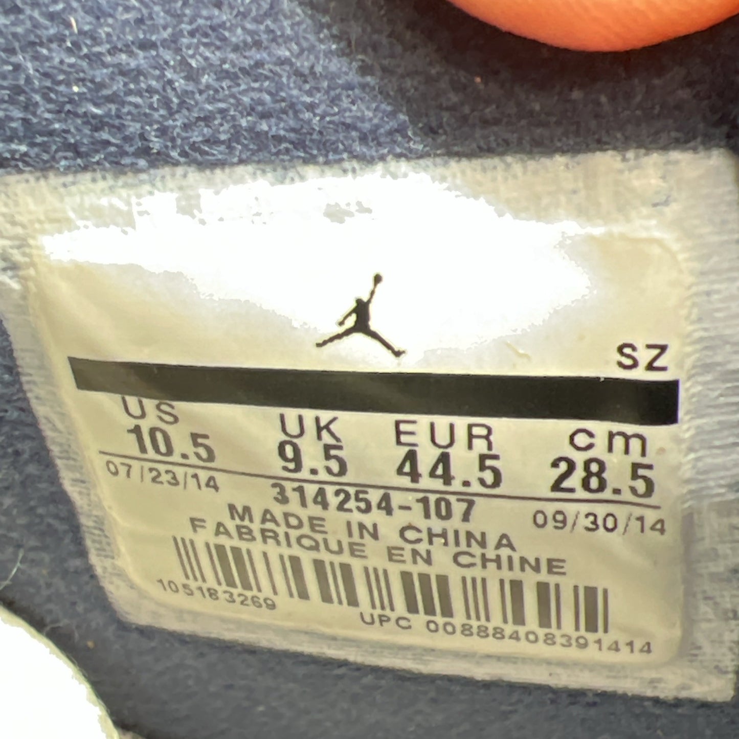 Size 10.5 - Air Jordan 4 Retro LS Columbia (314254-107)