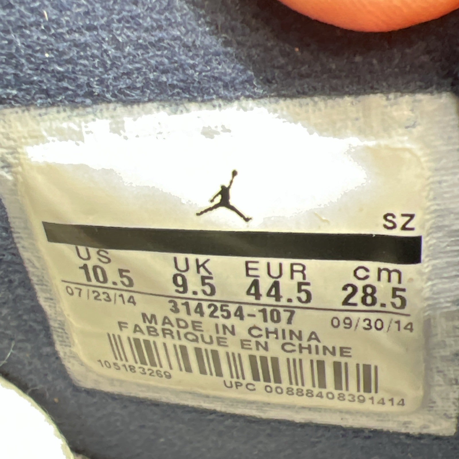 Size 10.5 - Air Jordan 4 Retro LS Columbia (314254-107)