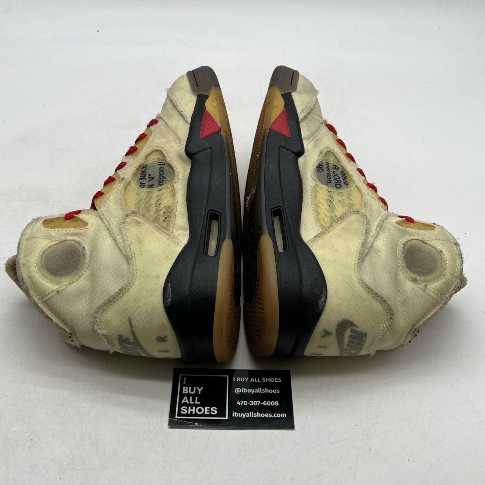 Size 10 - Air Jordan 5 SP x Off-White Mid Sail (DH8565-100)