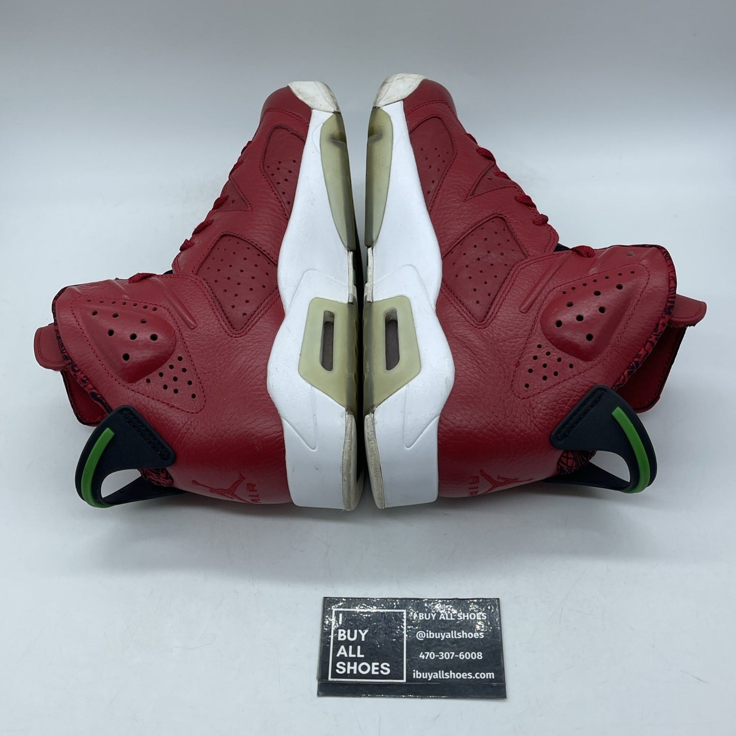 Size 9.5 - Air Jordan 6 Spizike History of Jordan Red Leather (694091-625)