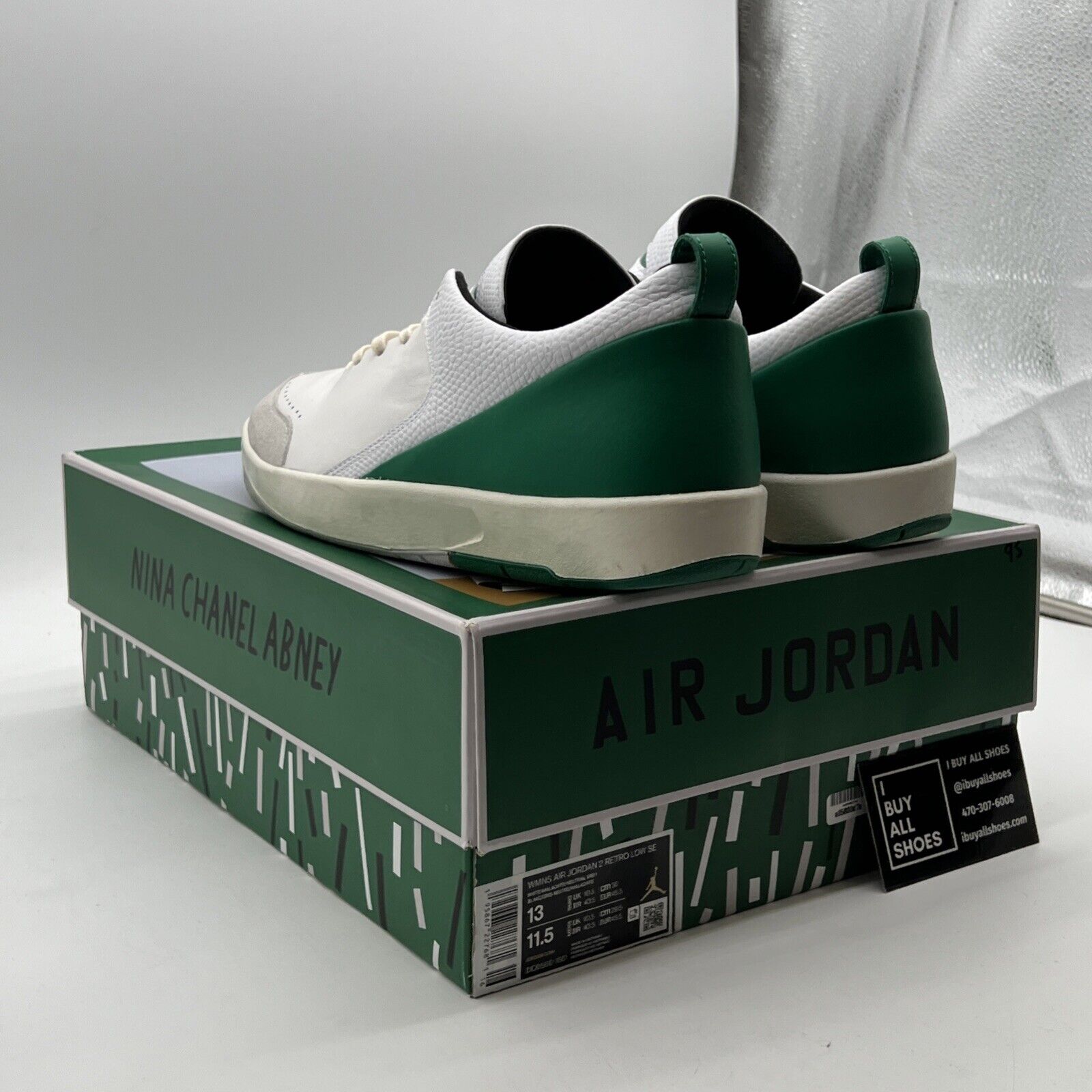 Size 13 - Nina Chanel Abney x Air Jordan 2 Retro SE Low White W (DQ0560-160)