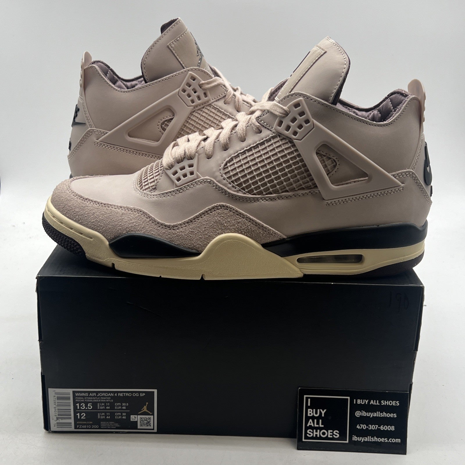 Size 13.5 - A Ma Maniére x Air Jordan 4 Retro While You Were Sleeping W