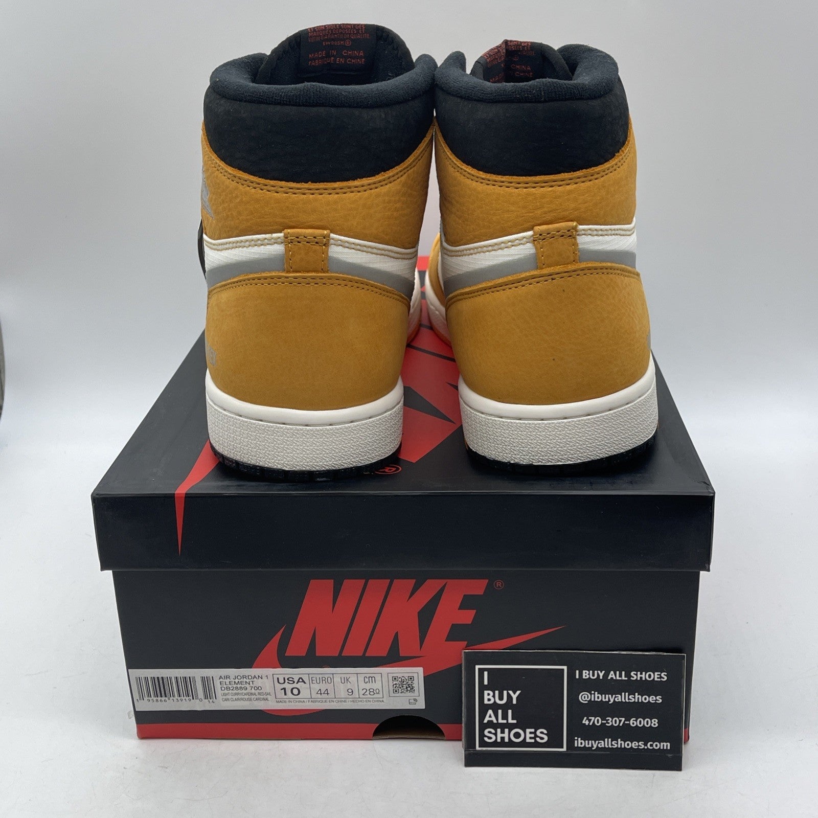 Size 10 - Air Jordan 1 Element GORE-TEX High Light Curry (DB2889-700)