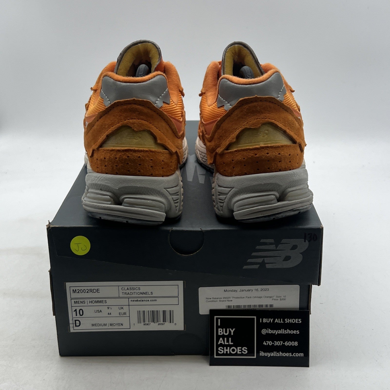 Size 10 - New Balance 2002R Protection Pack - Vintage Orange (M2002RDE)