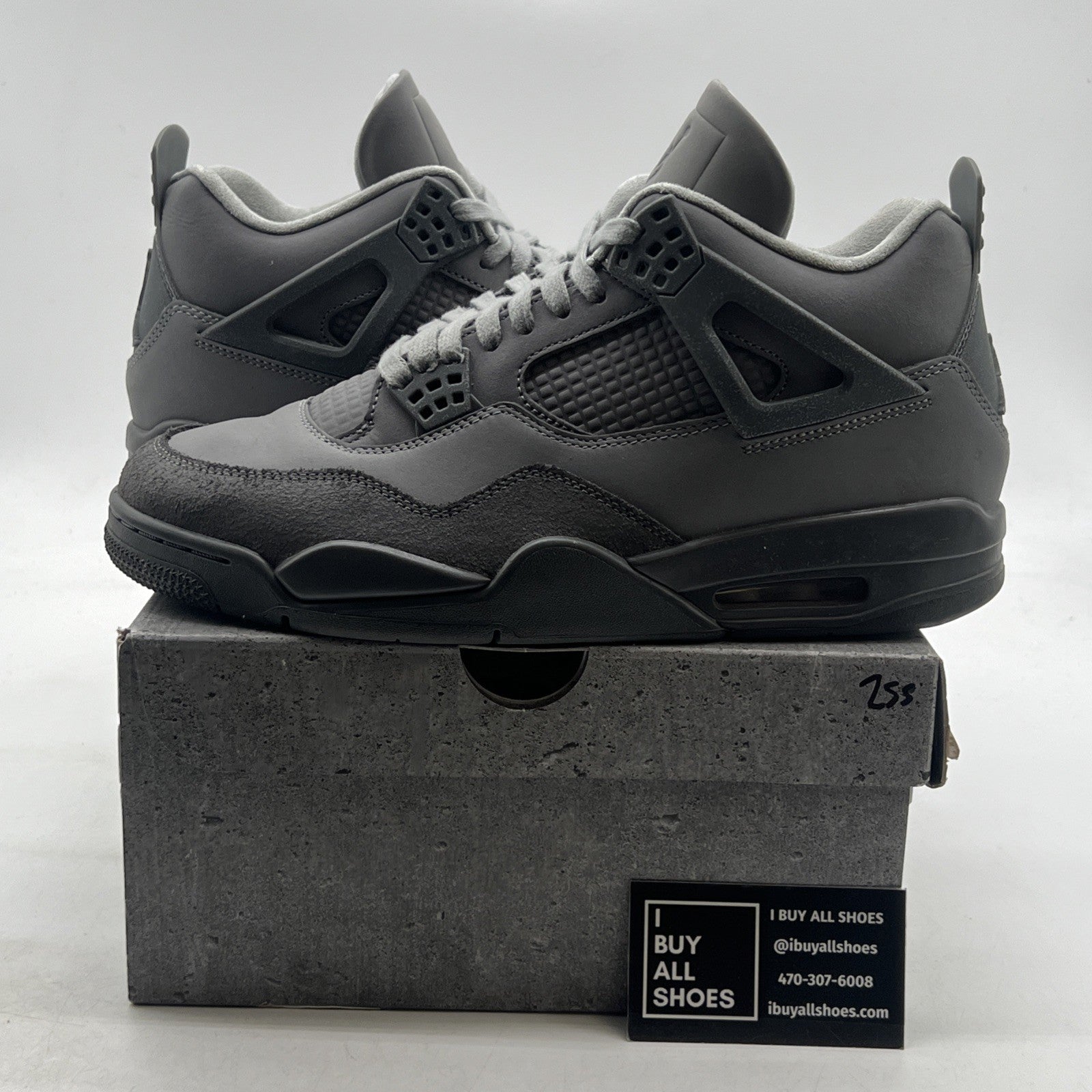 Size 10.5 - Air Jordan 4 Retro SE Wet Cement (FQ7928-001)
