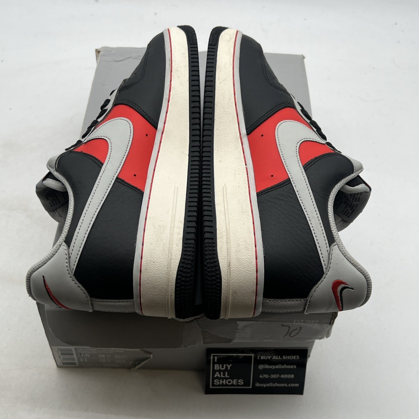 Size 9.5 - Nike Air Force 1 '07 LV8 x NBA Shoes Athletic Sneakers (DC8874-001)