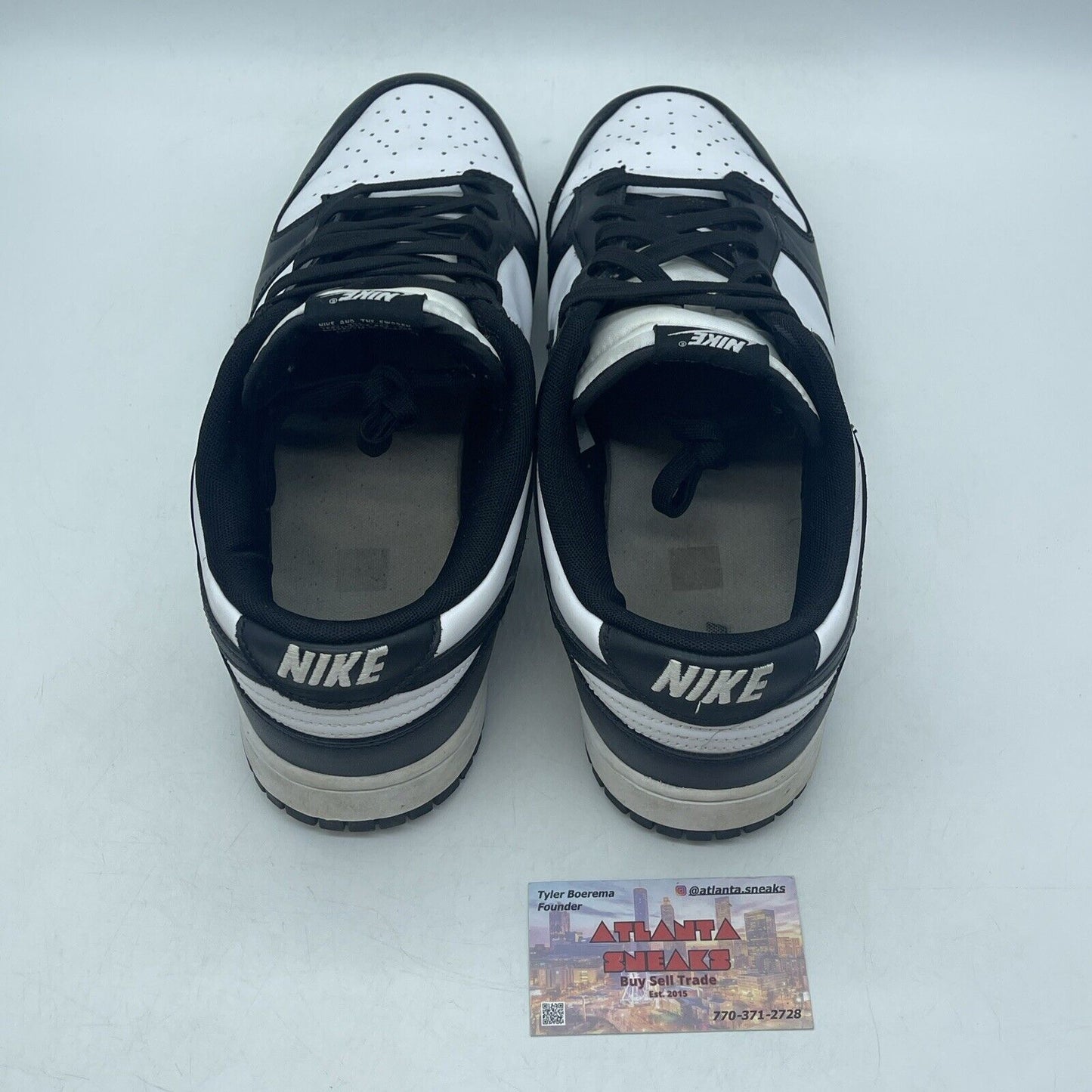 Size 13 - Nike Dunk Low Black White Leather (DD1391-100)