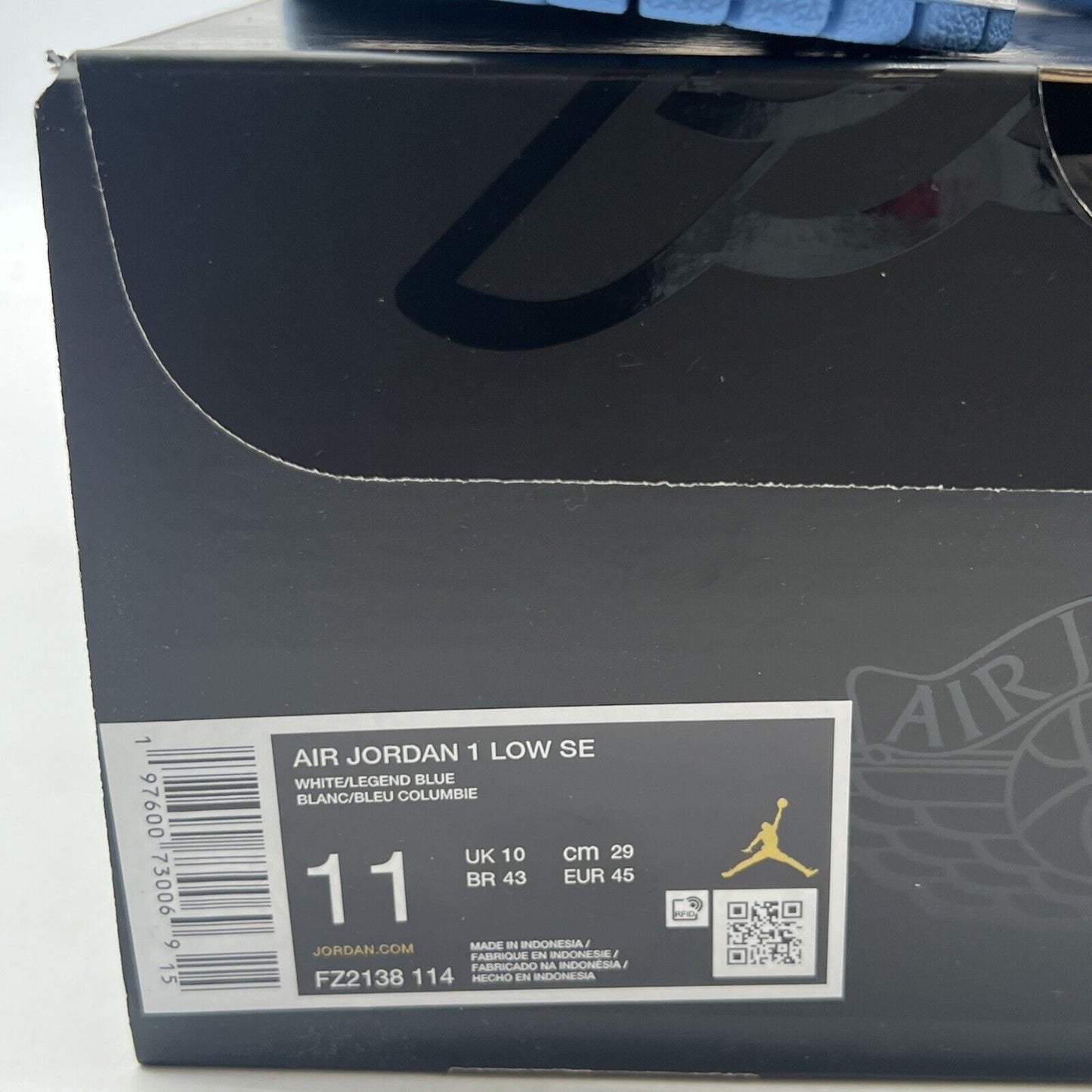 Size 11 - Air Jordan 1 SE Low Legend Blue (FZ2138-114)