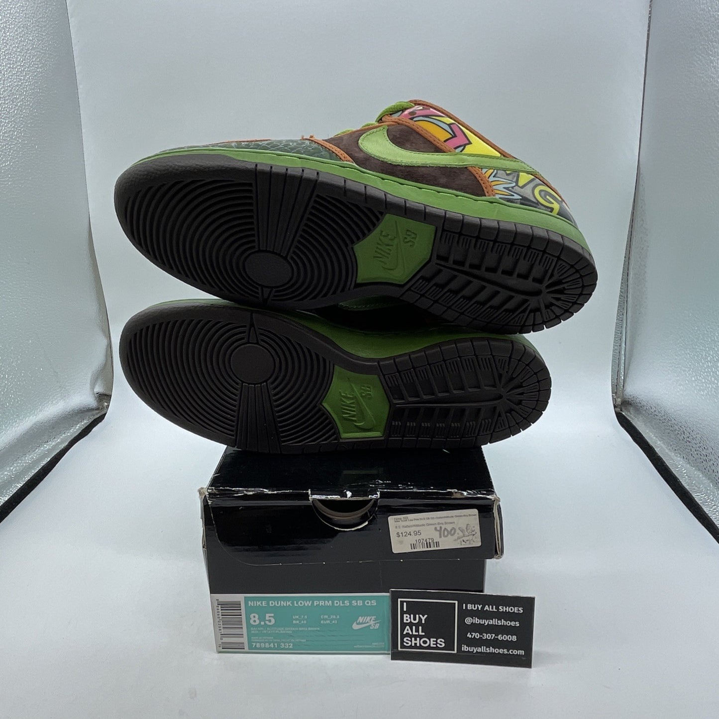 Size 8.5 - Nike SB Dunk Low de la soul 2015 (789841-332)