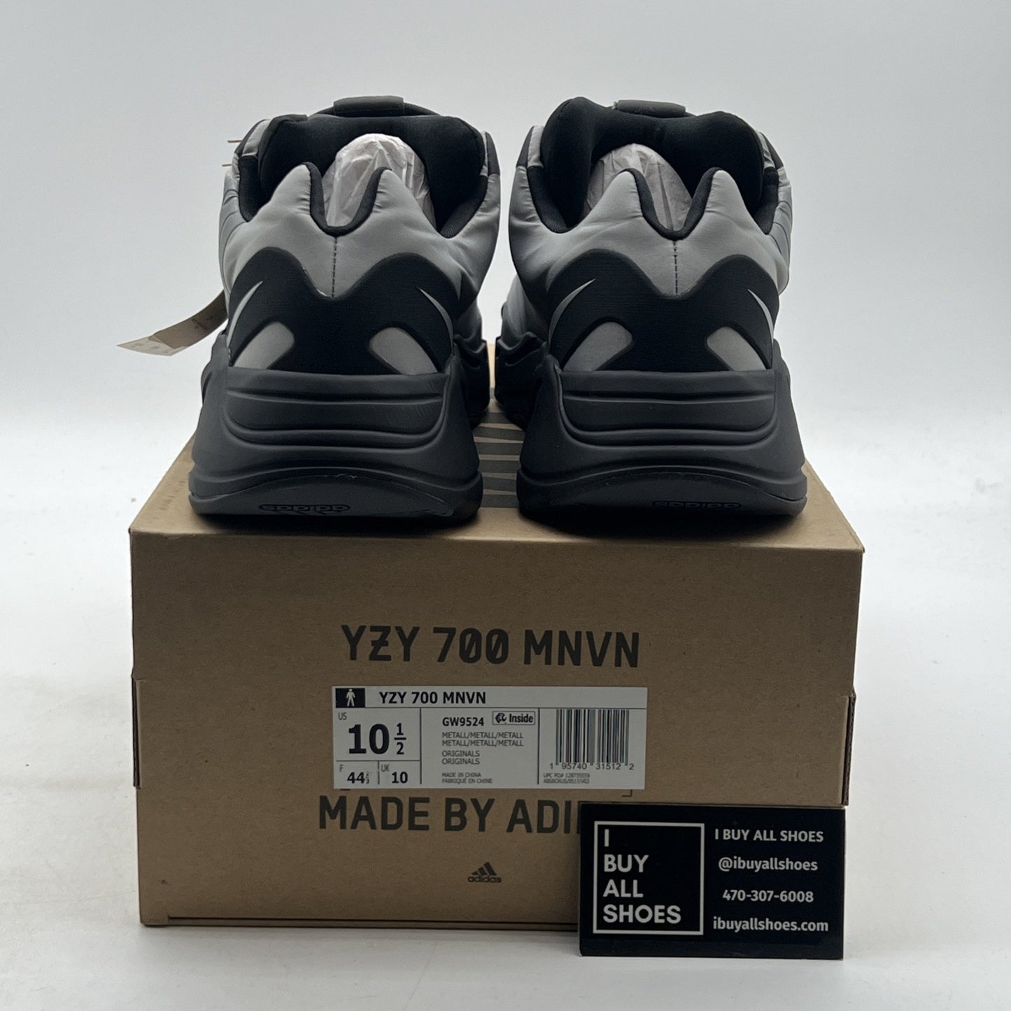 Size 10.5 - adidas Yeezy Boost 700 MNVN Metallic (GE9524)