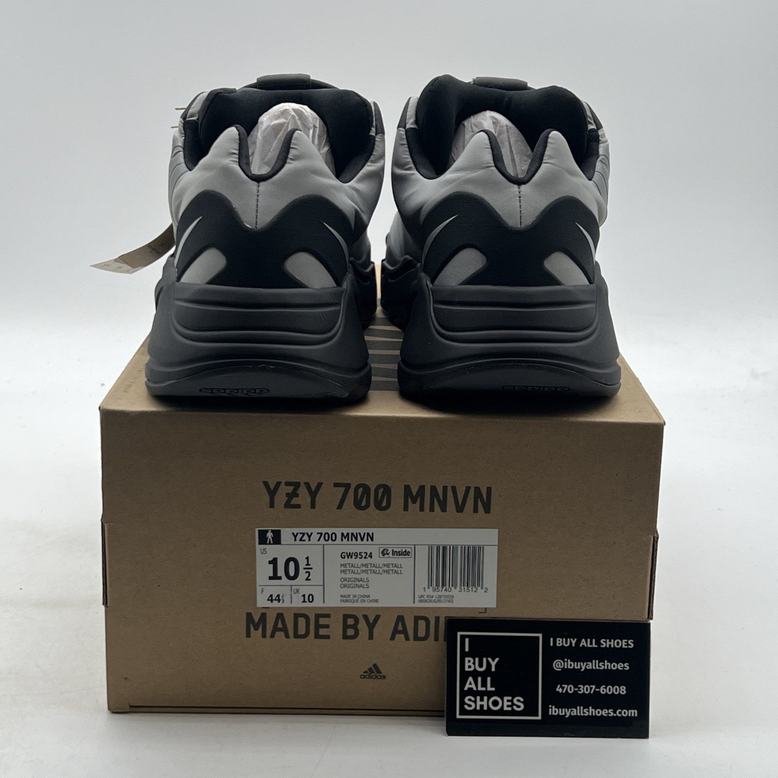 Size 10.5 - adidas Yeezy Boost 700 MNVN Metallic (GE9524)