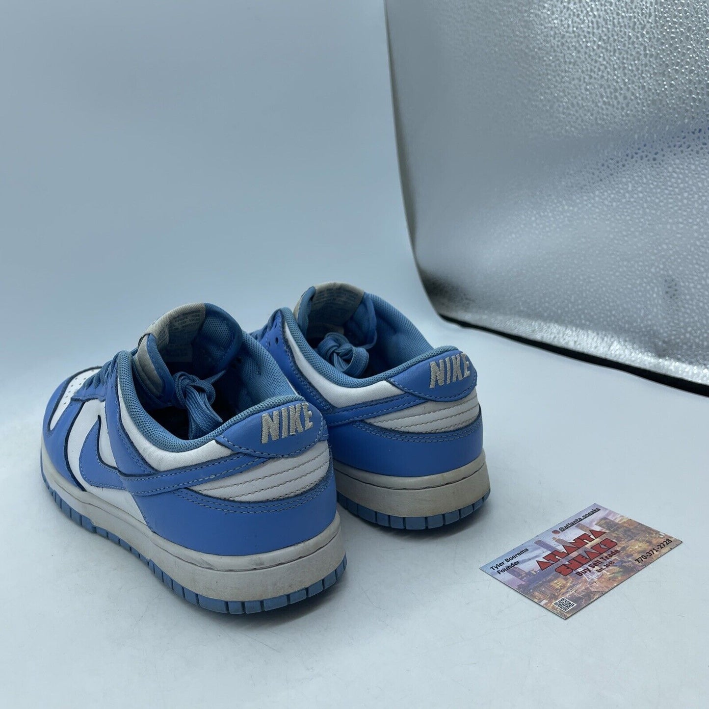 Size 7.5 - Nike Dunk Low University Blue White Leather (DD1391-102)