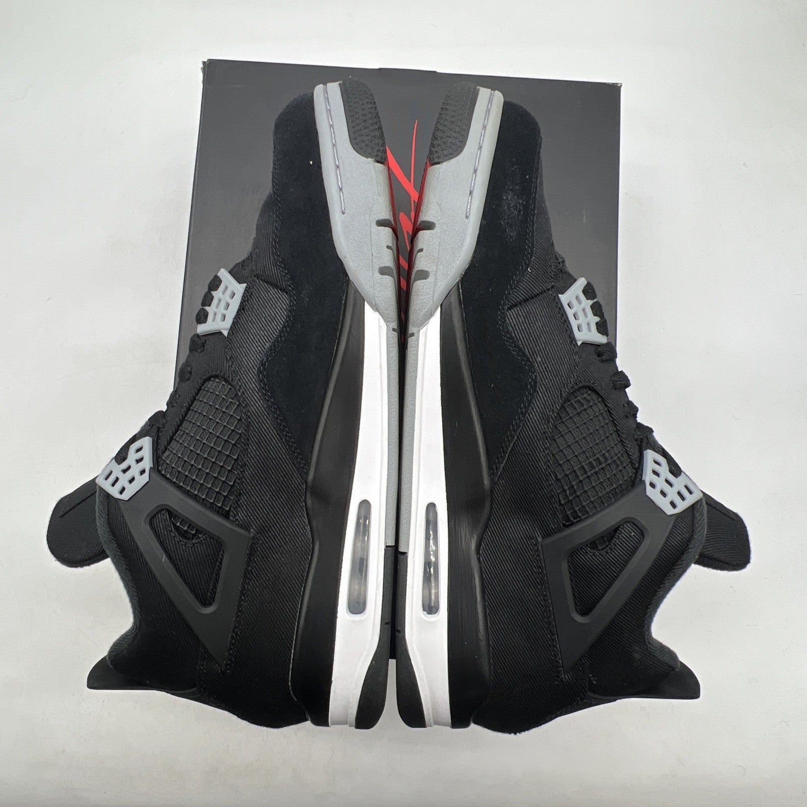 Size 13 - Air Jordan 4 Retro SE Mid Black Canvas (DH7138-006)