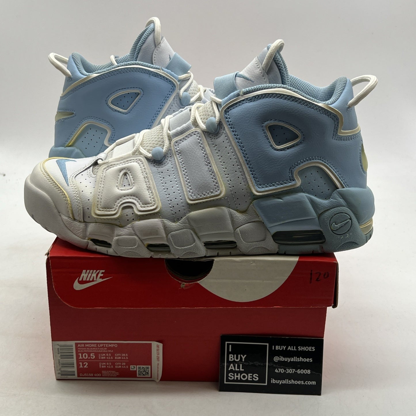 Size 10.5 - Nike Air More Uptempo Psychic Blue (DJ5159-400)