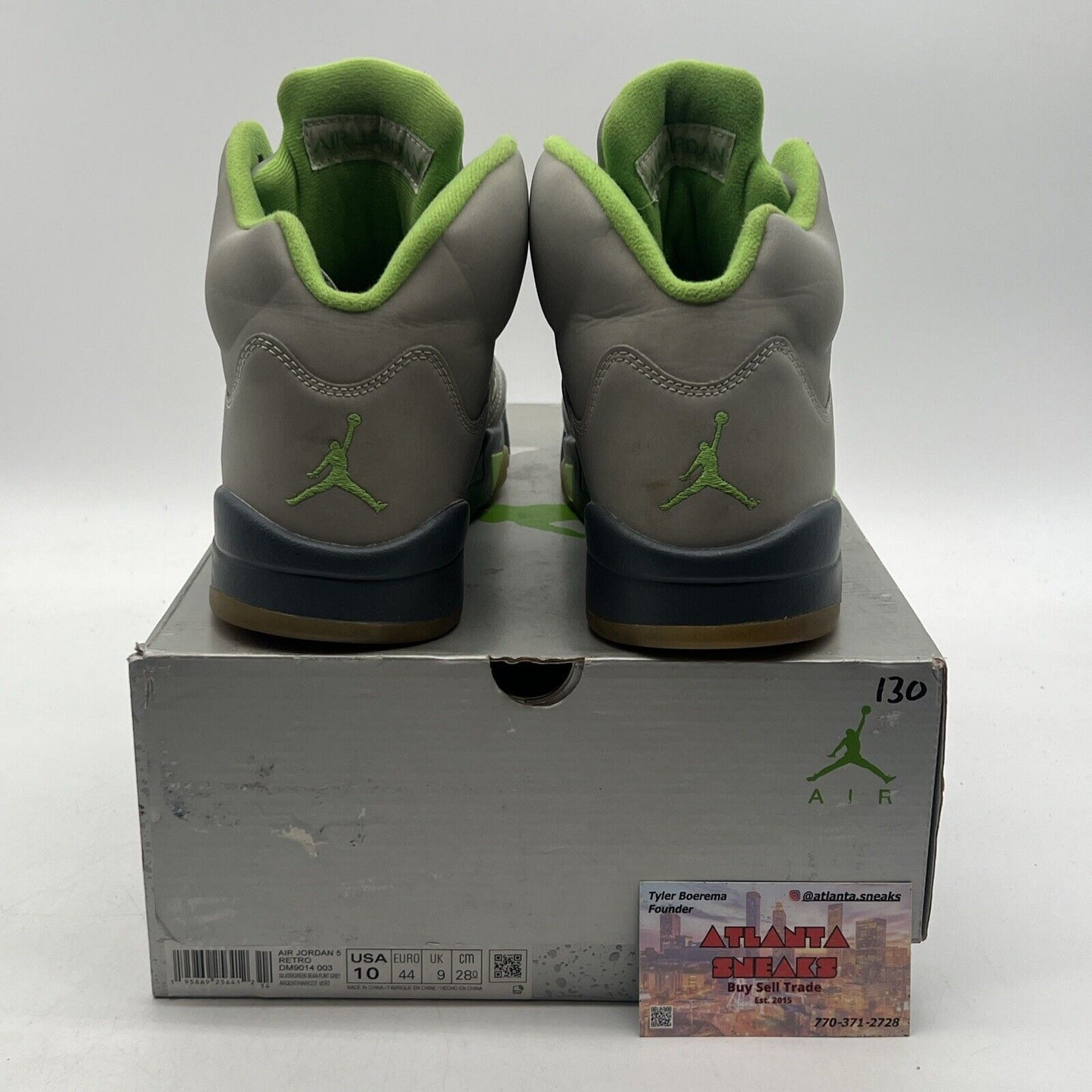 Size 10 - Jordan 5 Retro Green Bean Grey (DM9014-003)
