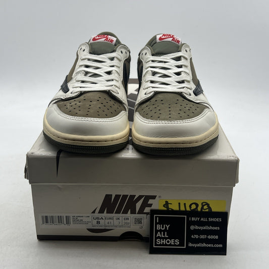 Size 8 - Travis Scott x Air Jordan 1 Retro OG SP Low Reverse Olive / Medium