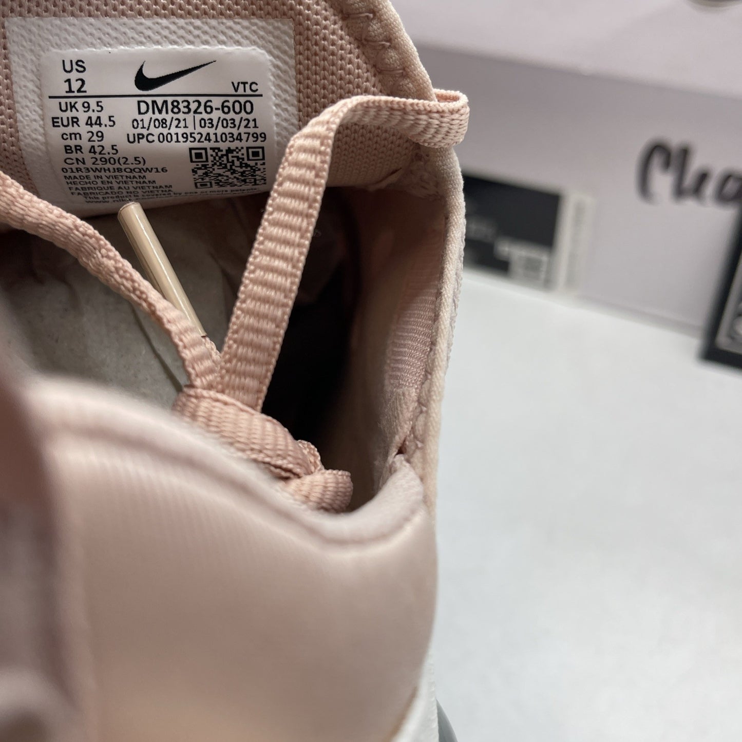 Size 12W - Nike Air Max 270 Pink Oxford Metallic Silver (DM8326-600)