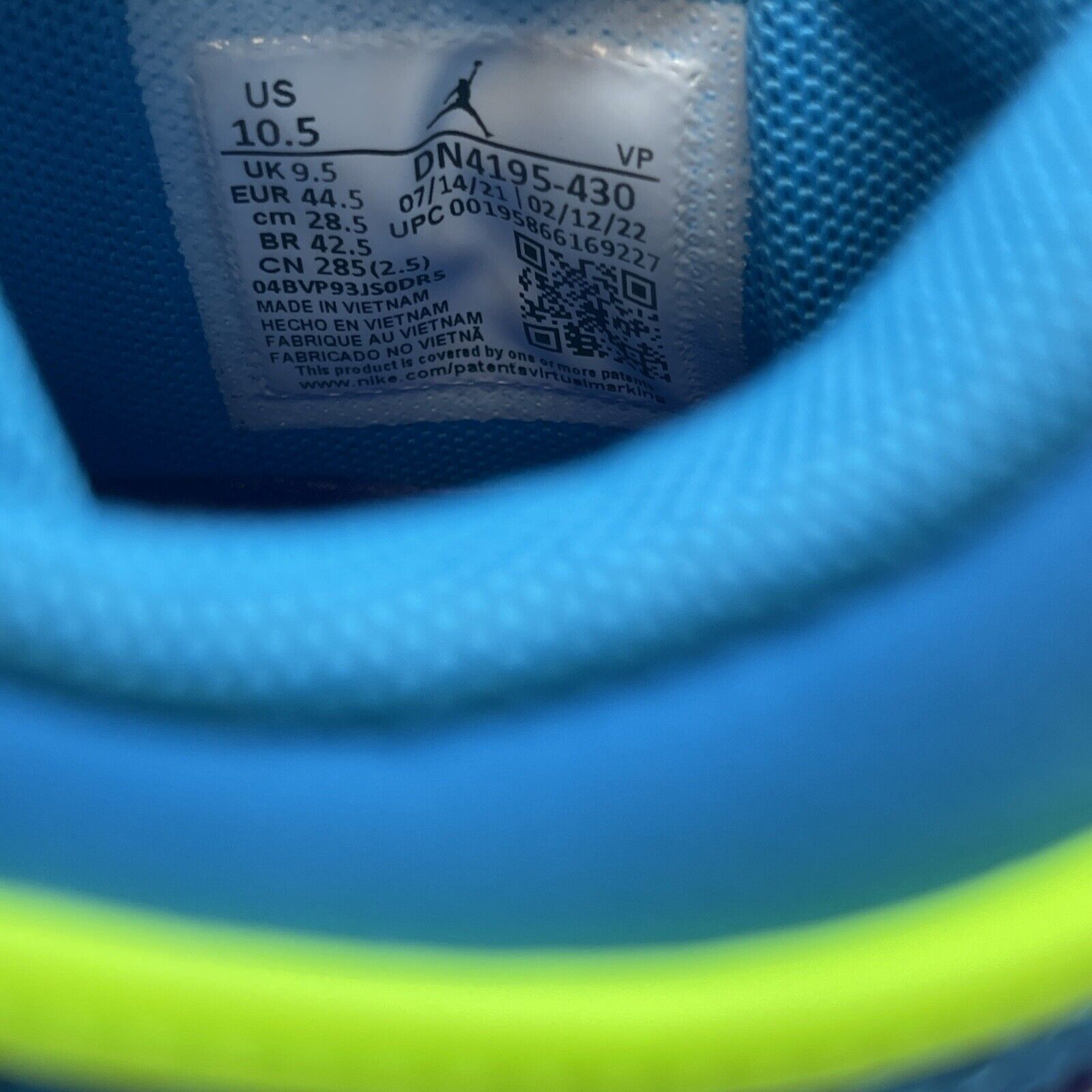 Size 10.5 - Luka Doncic x Air Jordan 36 PF Low Laser Blue White (DN4195-430)