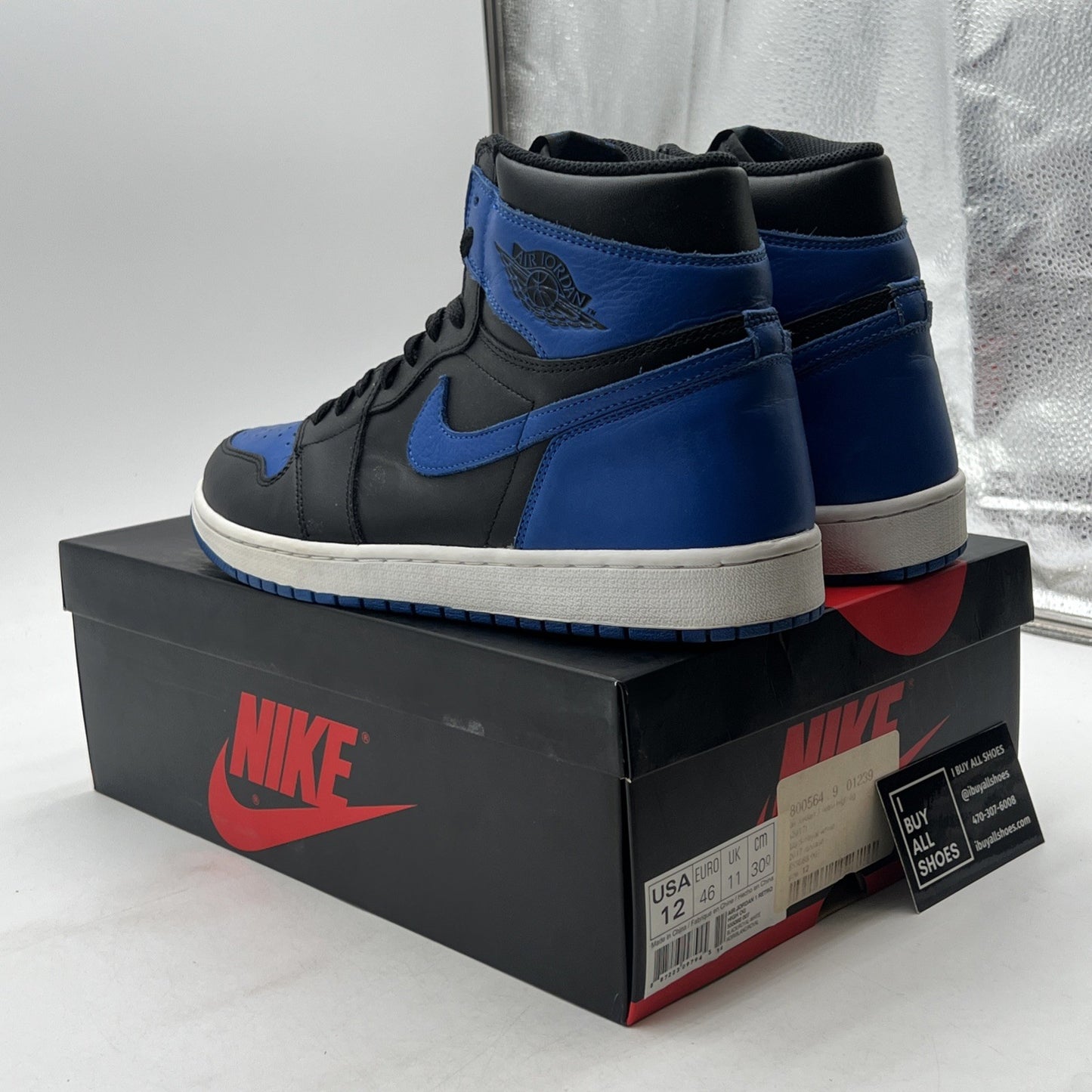 Size 12 - Air Jordan 1 Retro OG High Royal (555088-007)