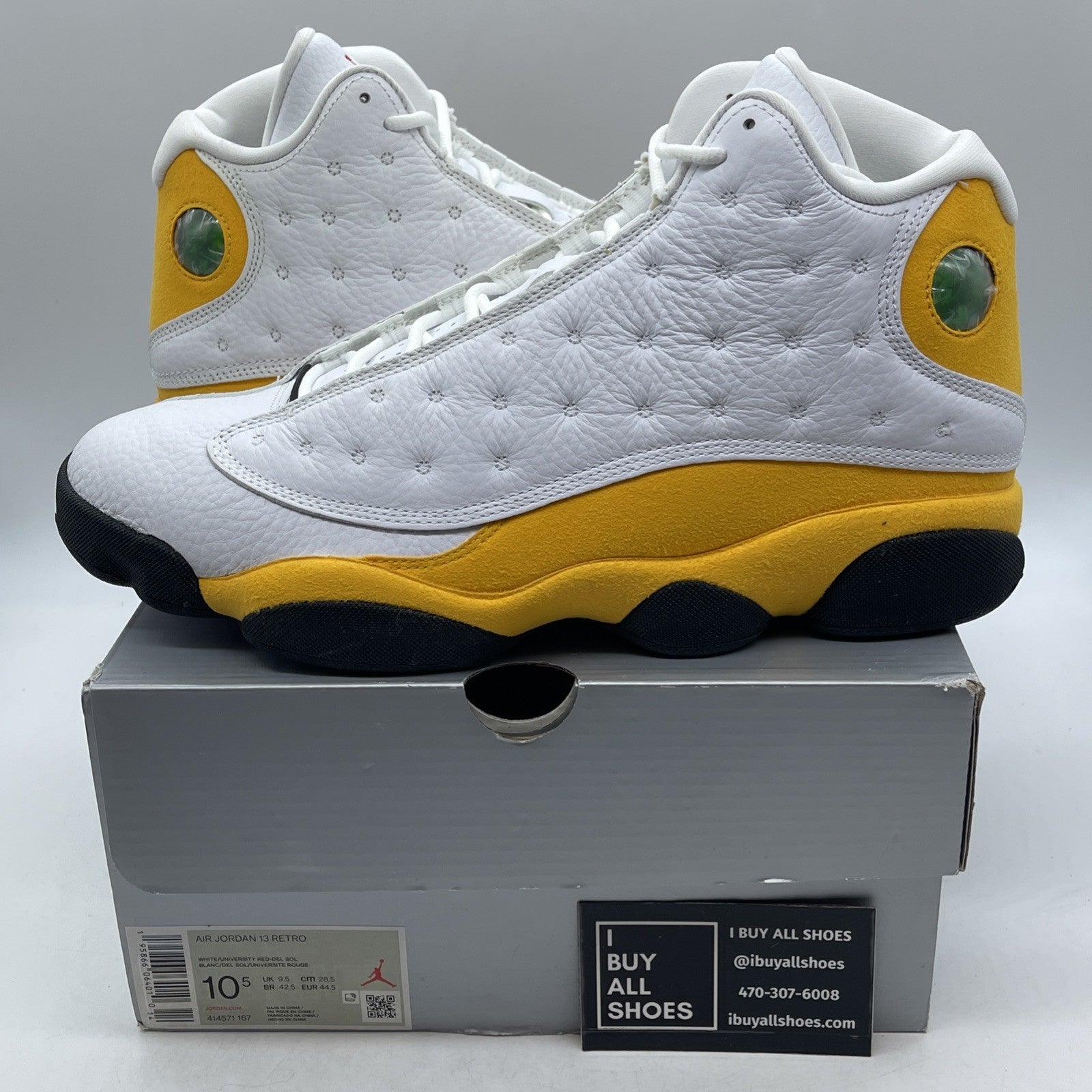 Size 10.5 - Air Jordan 13 Del Sol 2022 (414571-167)
