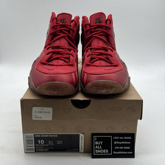Size 10 - Nike Zoom Rookie Varsity Red (472688-601)