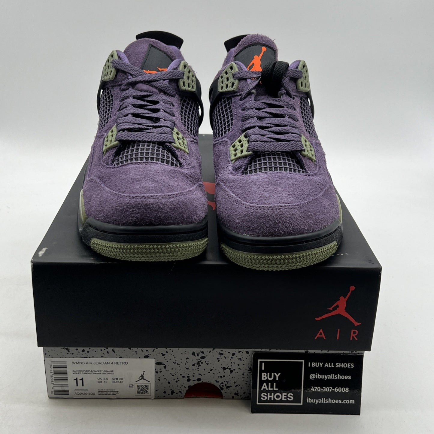 Size 11 - Air Jordan 4 Retro Mid Canyon Purple W (AQ9129-500)