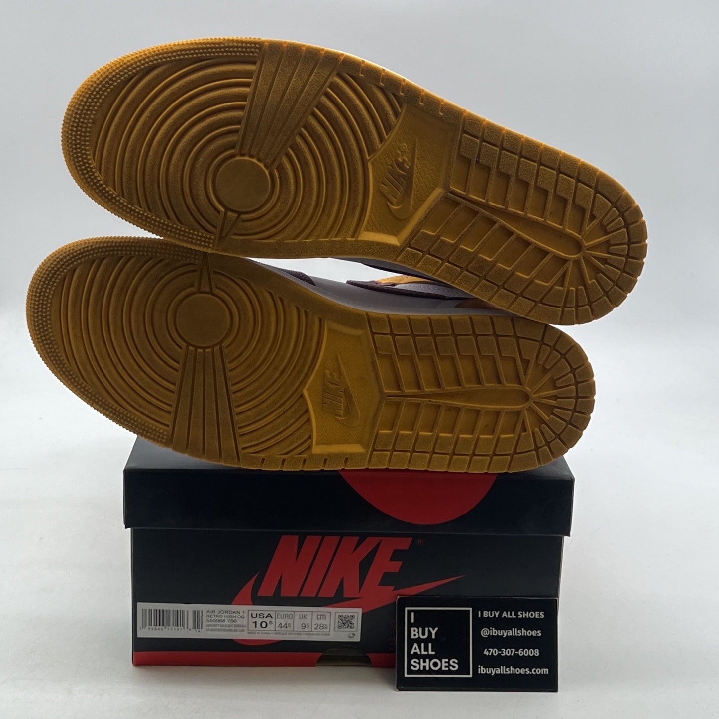 Size 10.5 - Air Jordan 1 Retro High OG Brotherhood 2022 (555088-706)
