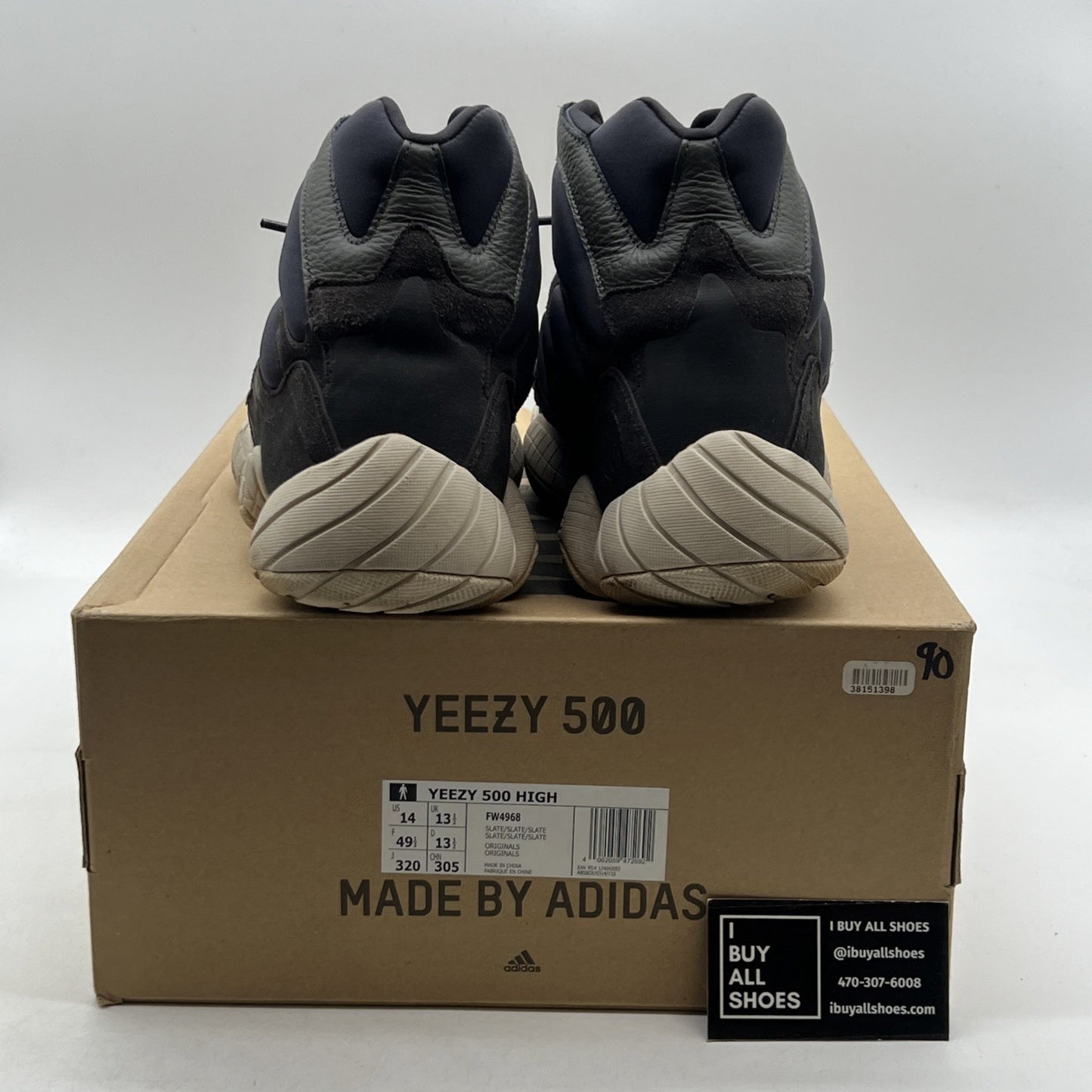 Size 14 - Adidas Yeezy 500 High Slate (FW4968)