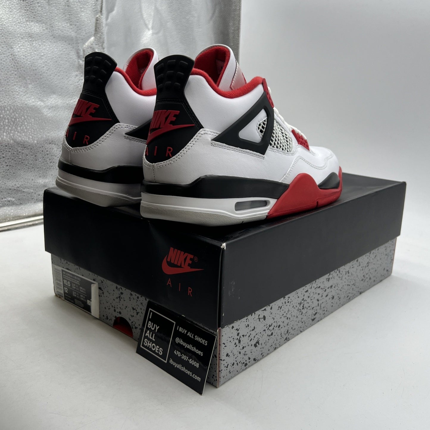 Size 10.5 - Air Jordan 4 Retro OG Mid Fire Red (DC7770-160)