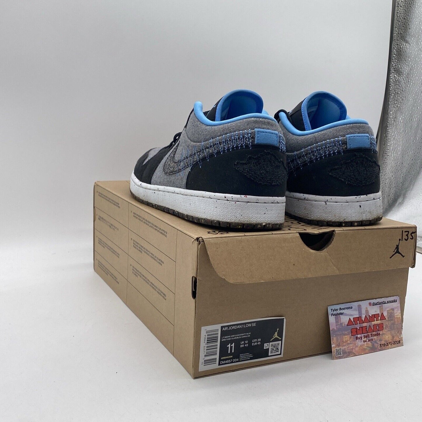 Size 11 - Air Jordan 1 Low Crater