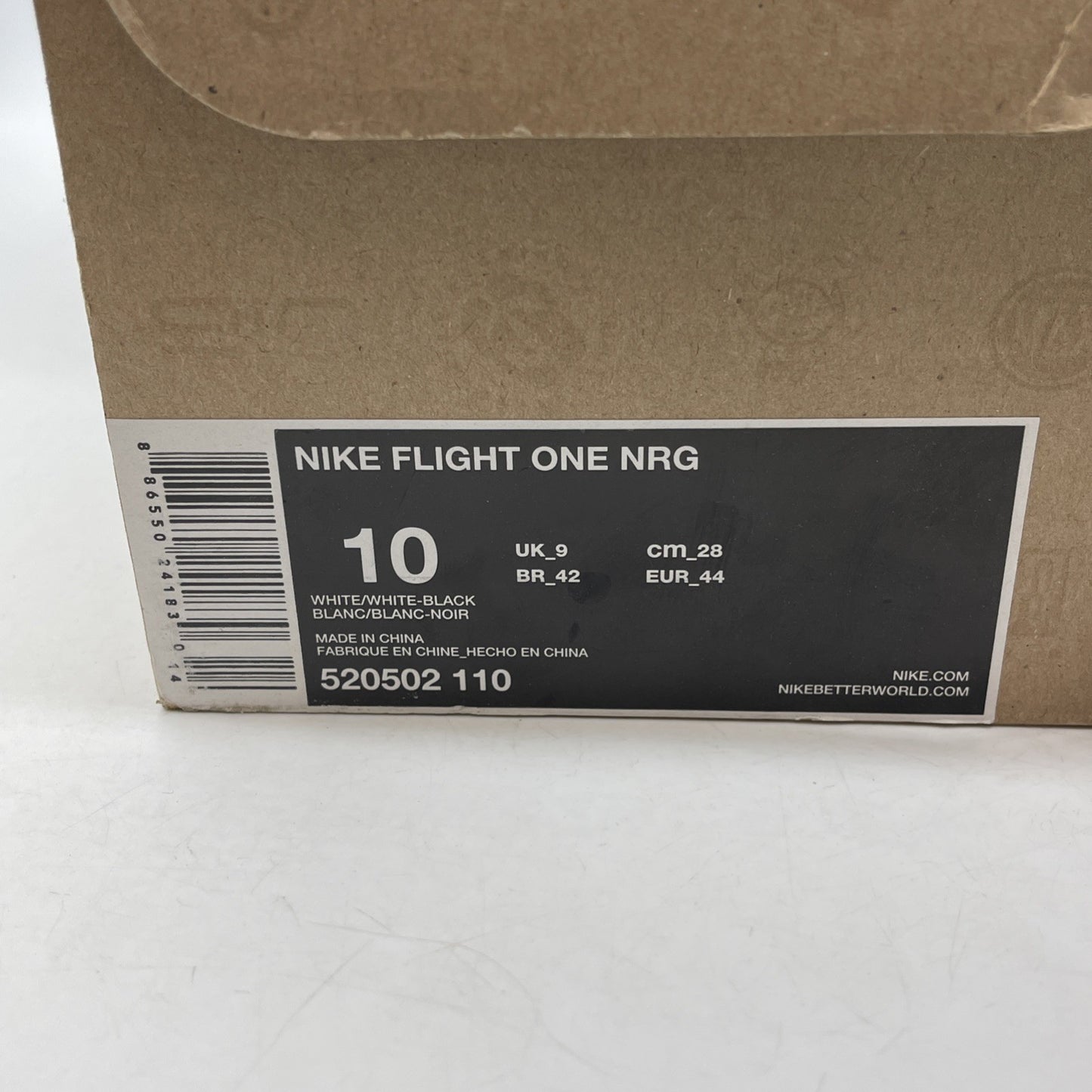 Size 10 - Nike Air Flight One NRG Orlando Magic Suede Leather (520502-110)