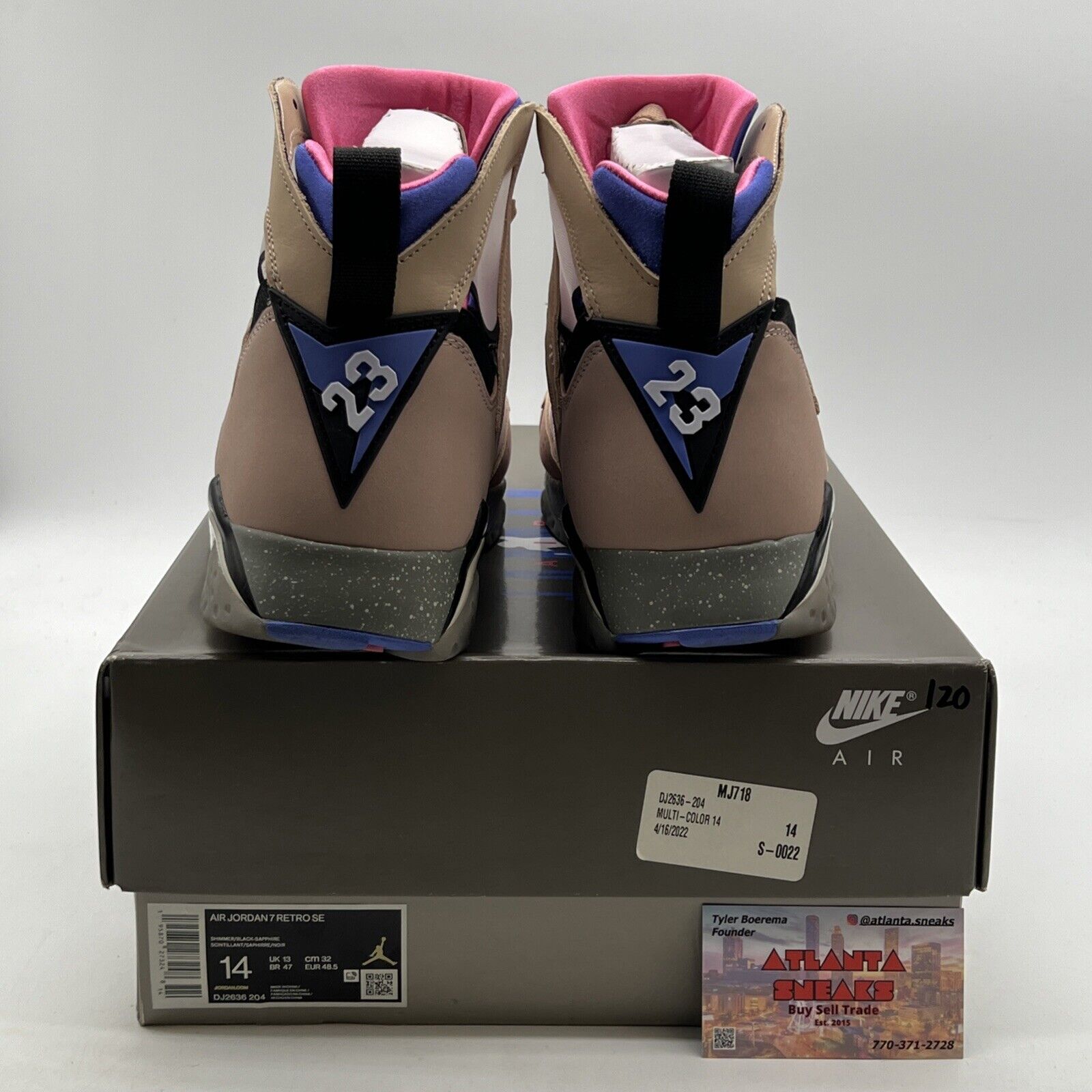 Size 14 - Air Jordan 7 Retro SE Sapphire (DJ2636-204)