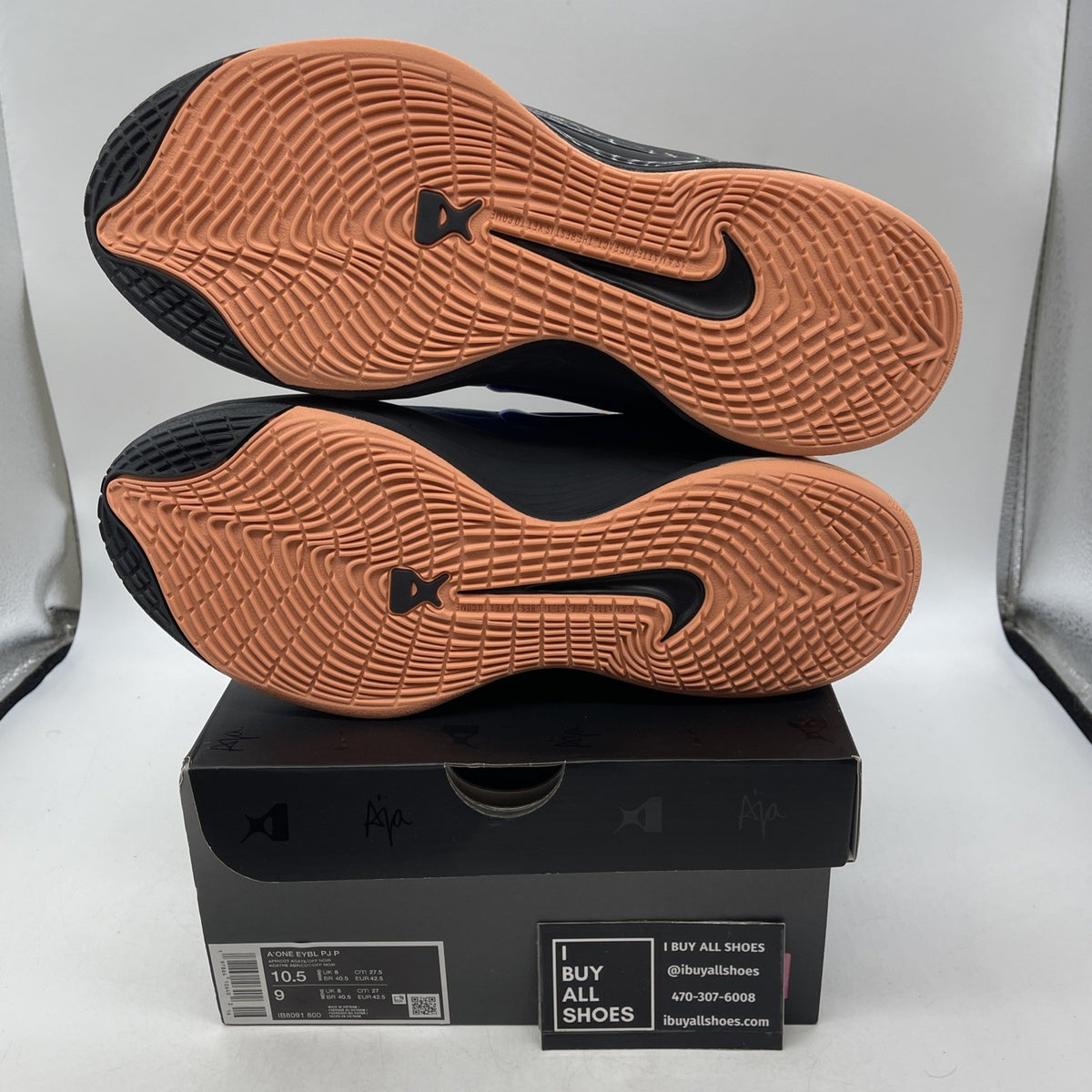 Size 10.5 - Brand New Nike A'ja 1 EYBL Peach Jam (IB8091-800)
