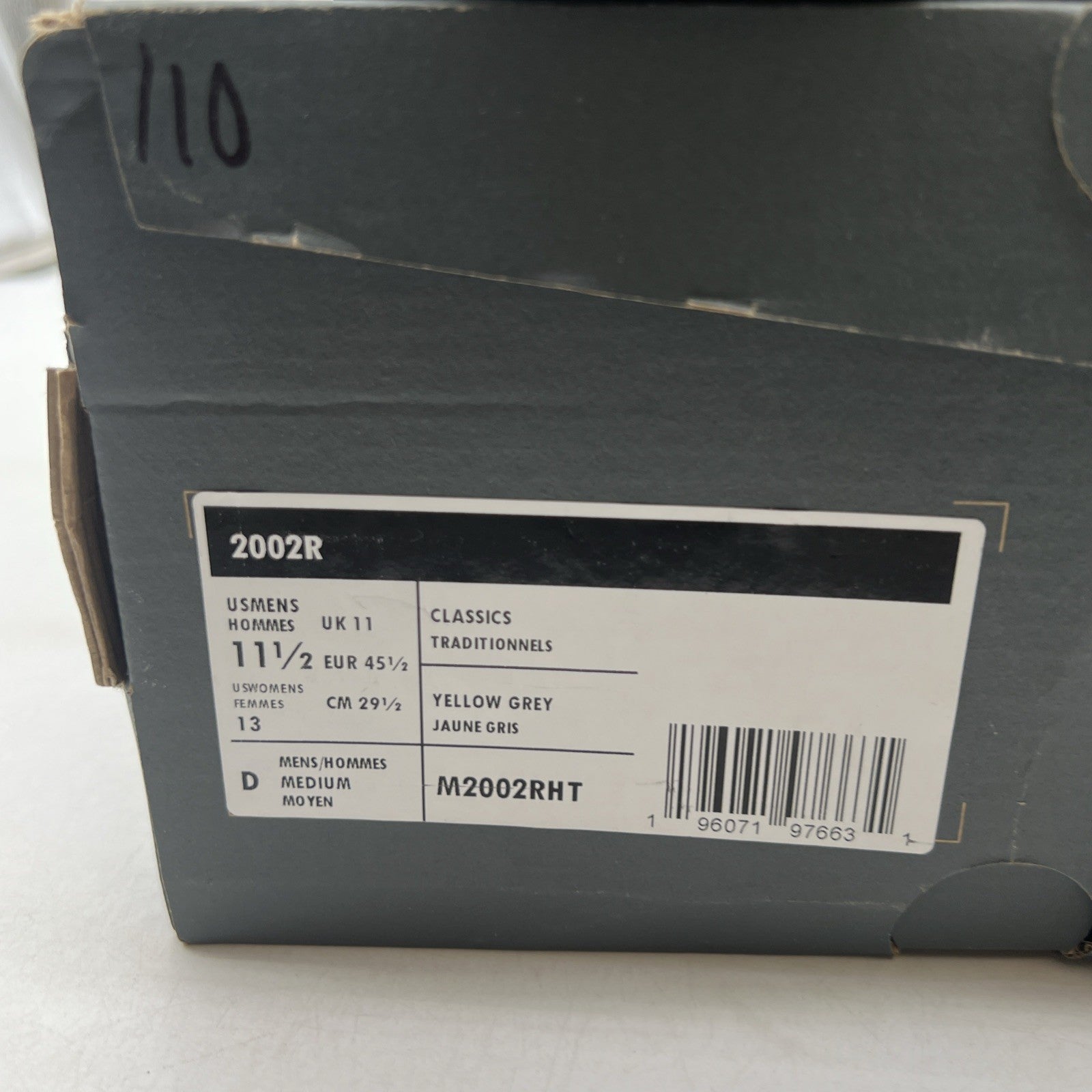 Size 11.5 - New Balance 2002R Egg yolk (M2002RHT)