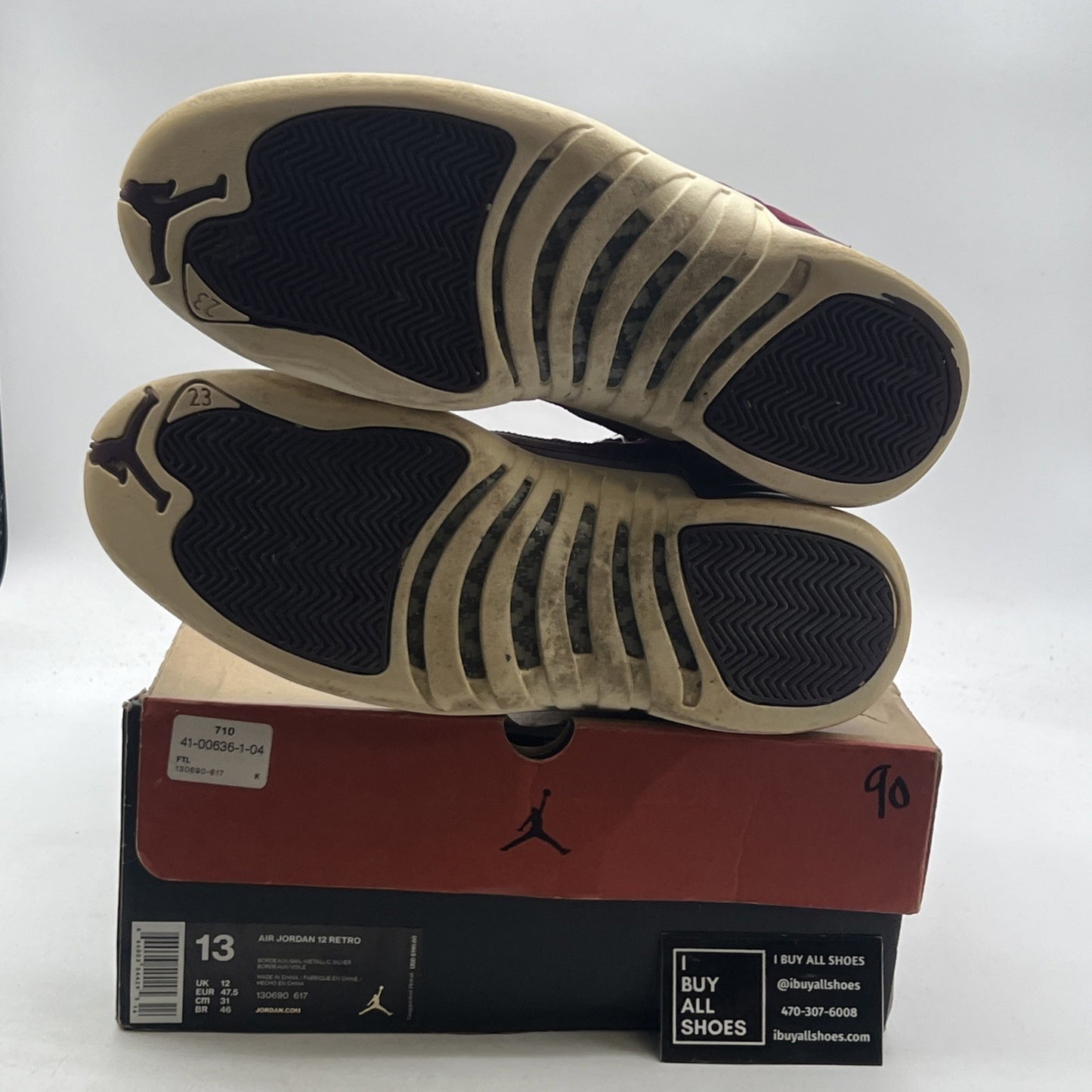 Size 13 - Air Jordan 12 Retro Bordeaux (130690-617)