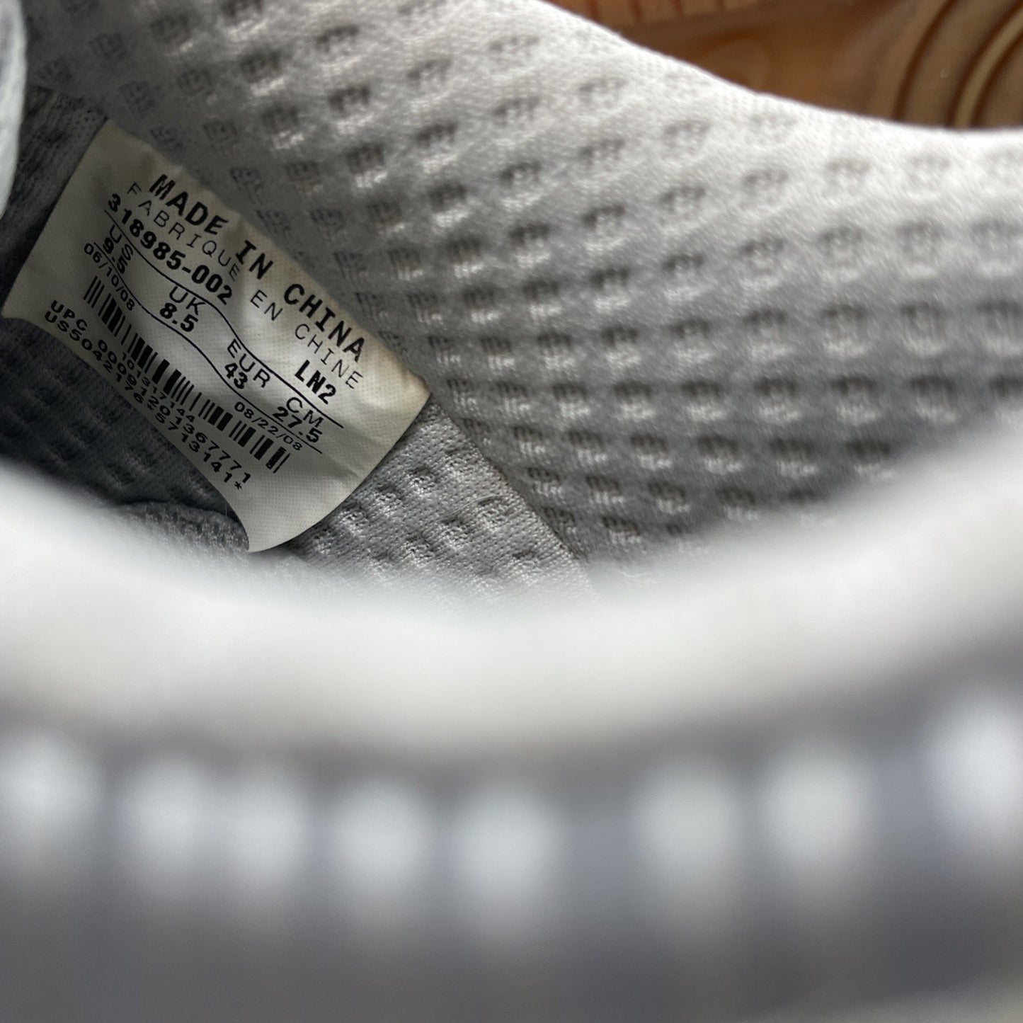 Size 9.5 - Nike Air Force 1 Supreme Low Krink Grey Leather Suede (318985-002)