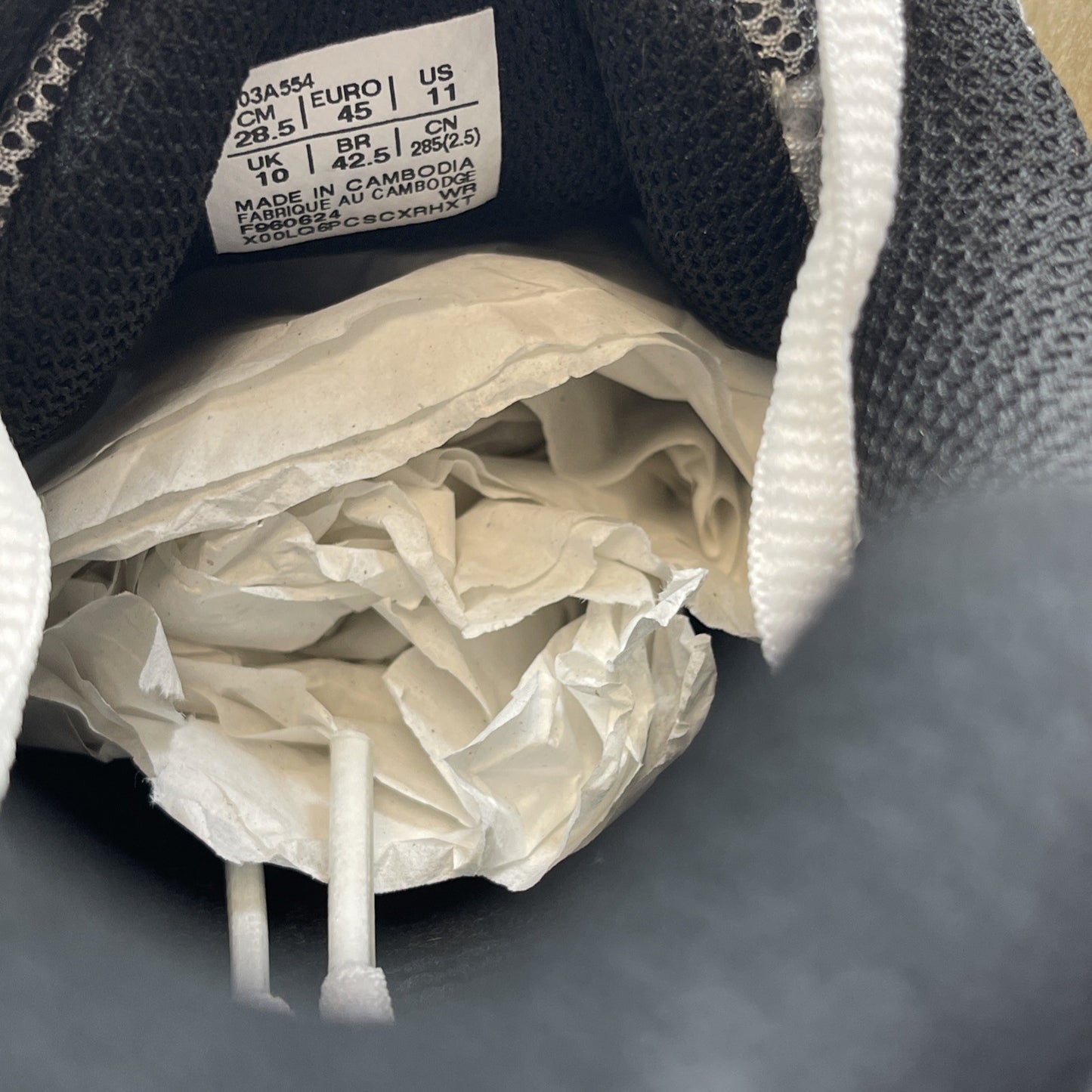 Size 11 - Asics GT-2160 "JJJJOUND WHITE" 2024 1203A554 100 (9086-37)