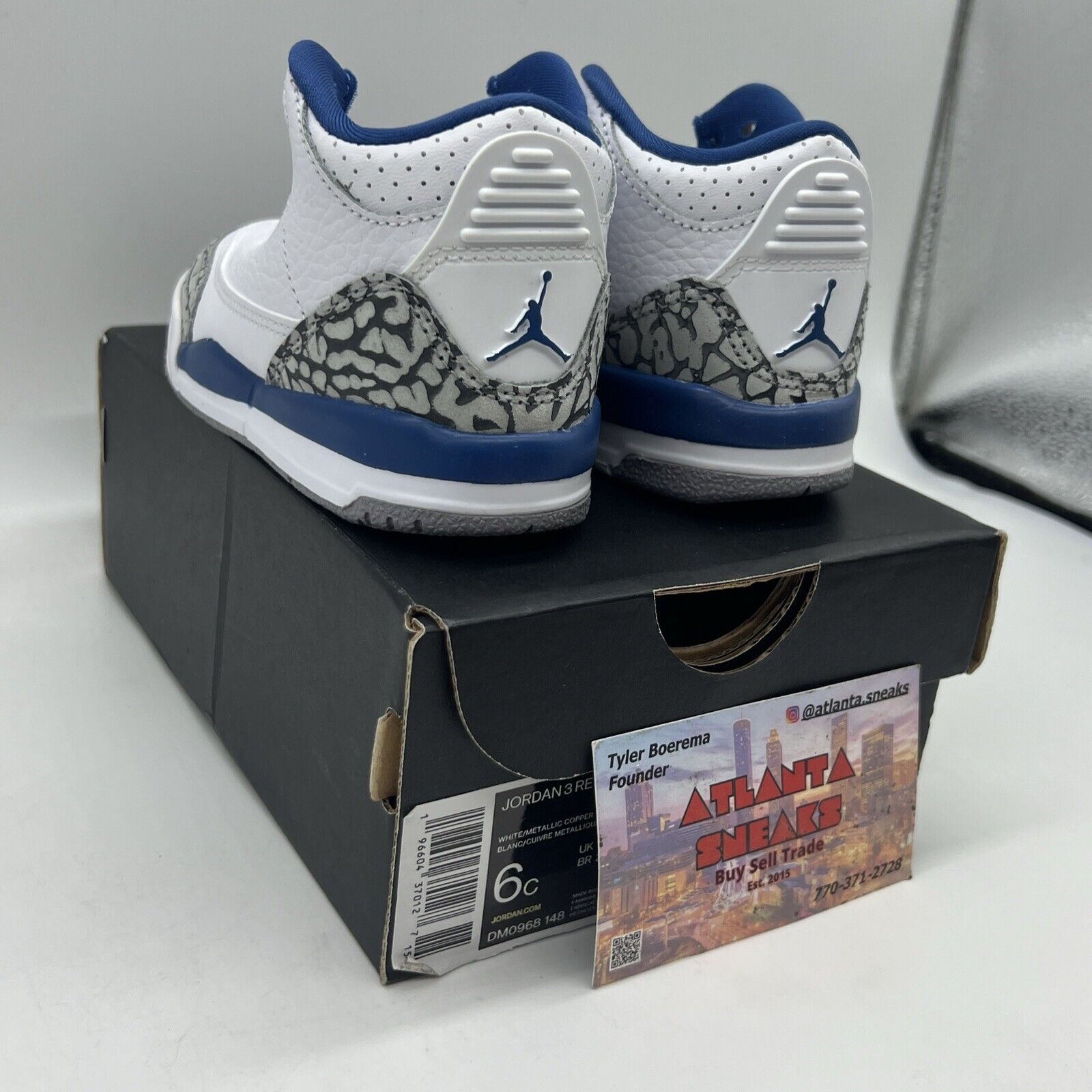 Jordan Retro 3 6C Toddler DM0968 148 Brand New Og All