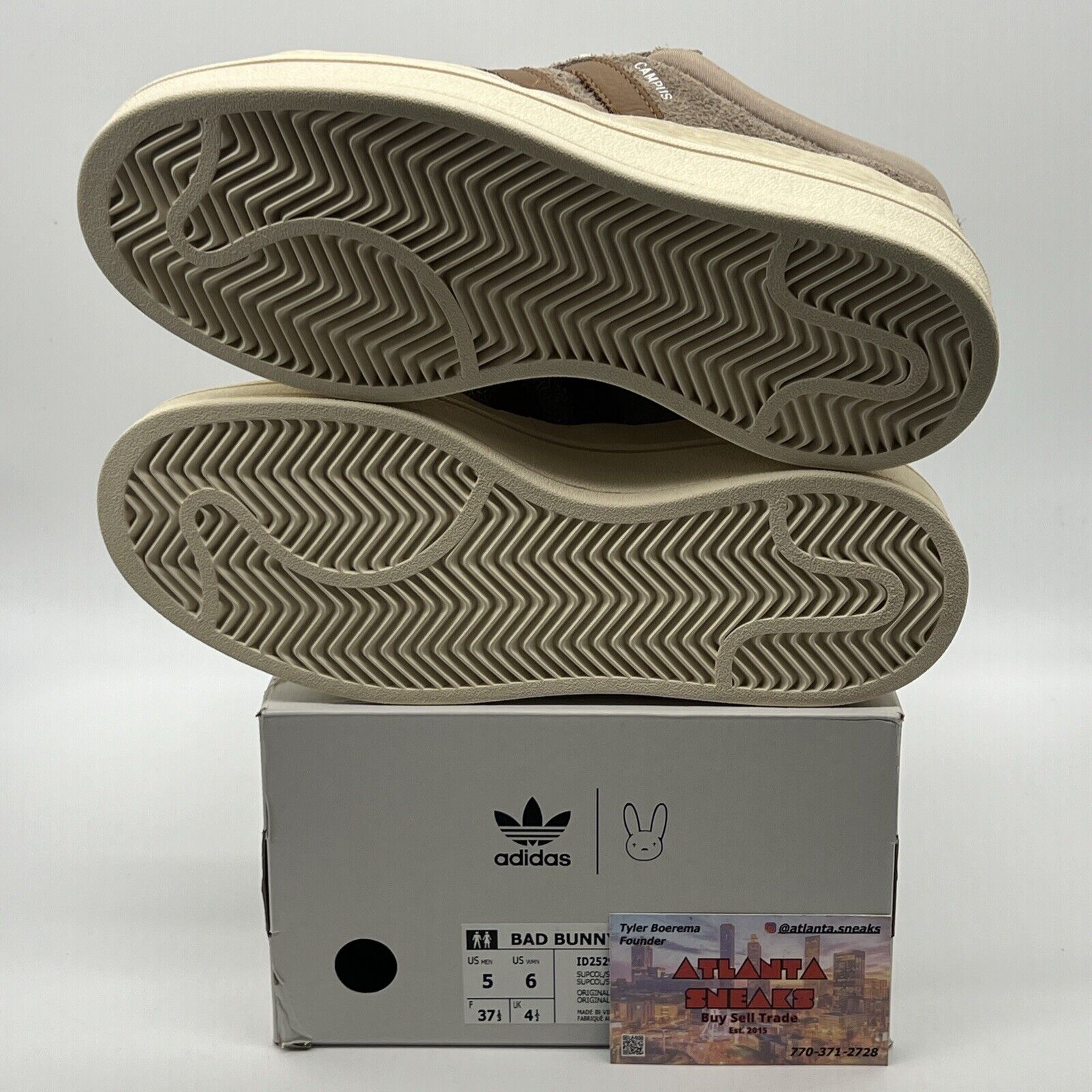 Size 5 - adidas Bad Bunny x Campus Chalky Brown Suede (ID2529)