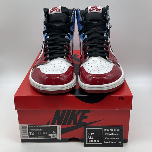 Size 12 - Jordan 1 Retro OG High Fearless Blue Red White Leather (CK5666-100)