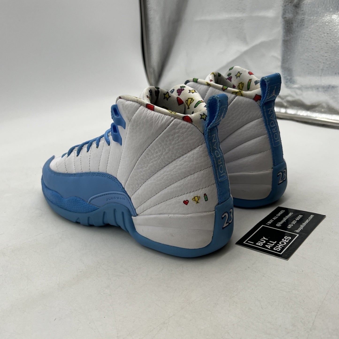 Size 6.5Y - Air Jordan 12 Retro Mid Emoji (DQ4365-114)