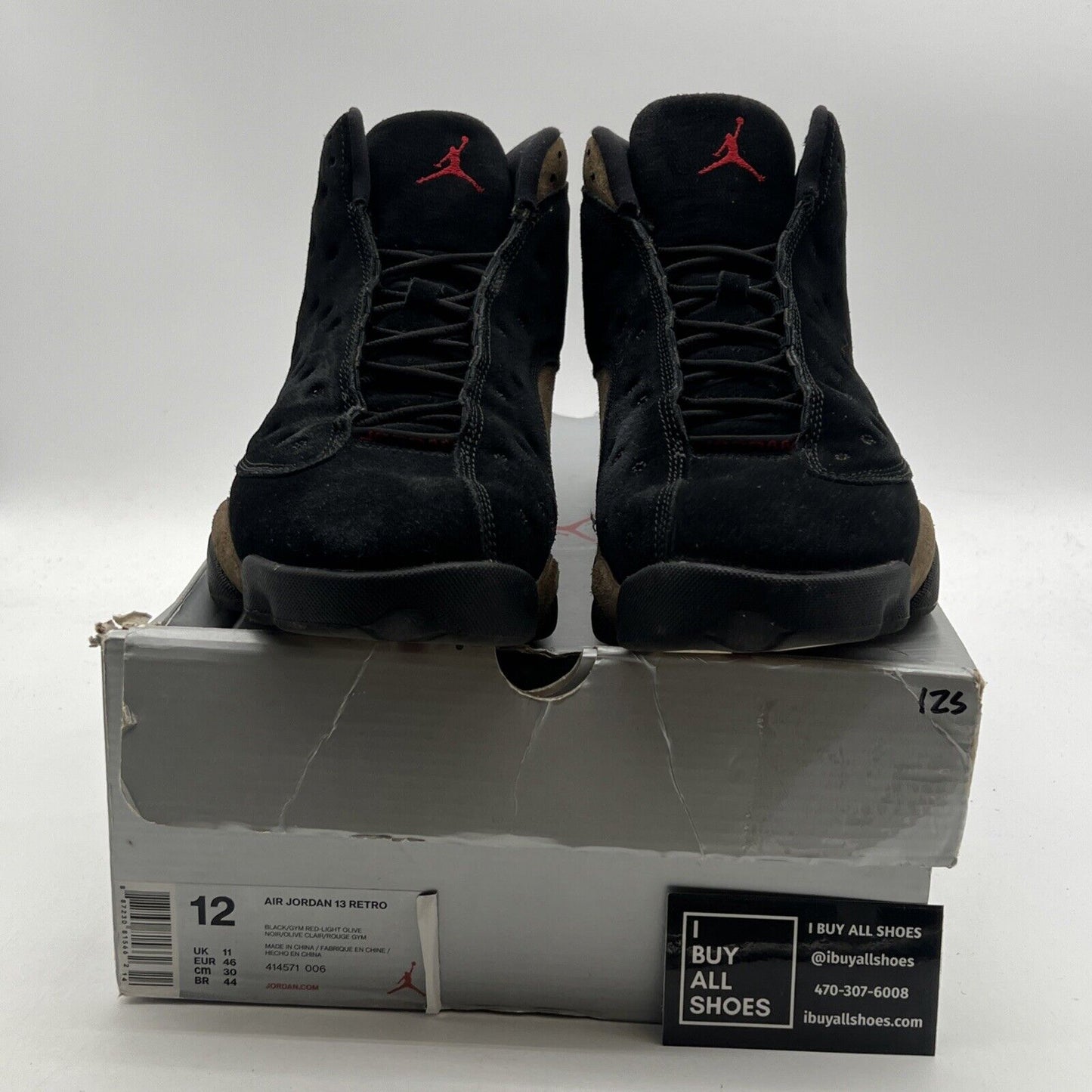 Size 12 - Air Jordan 13 Retro Olive (414571-006)