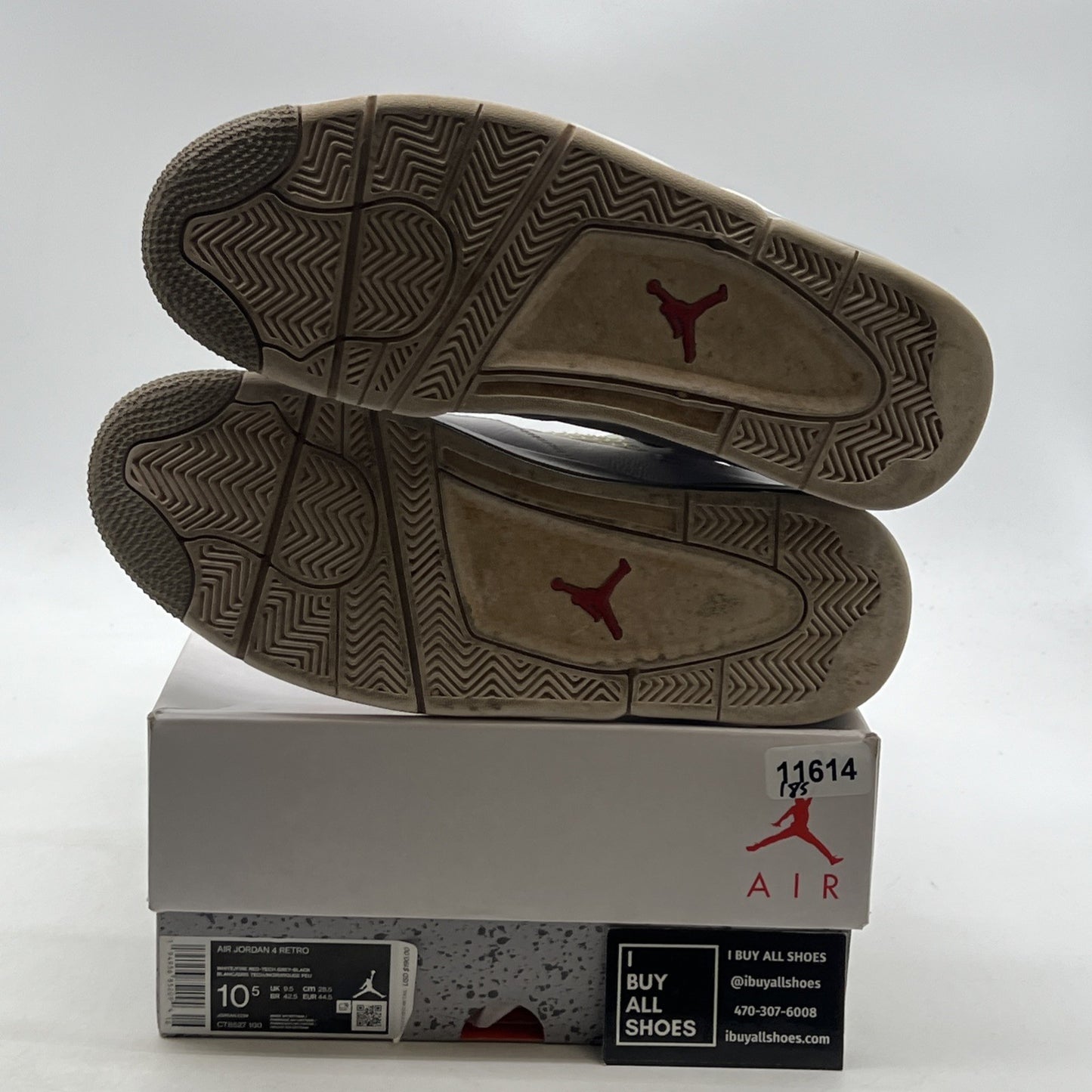 Size 10.5 - Air Jordan 4 Retro Mid White Oreo (CT8527-100)