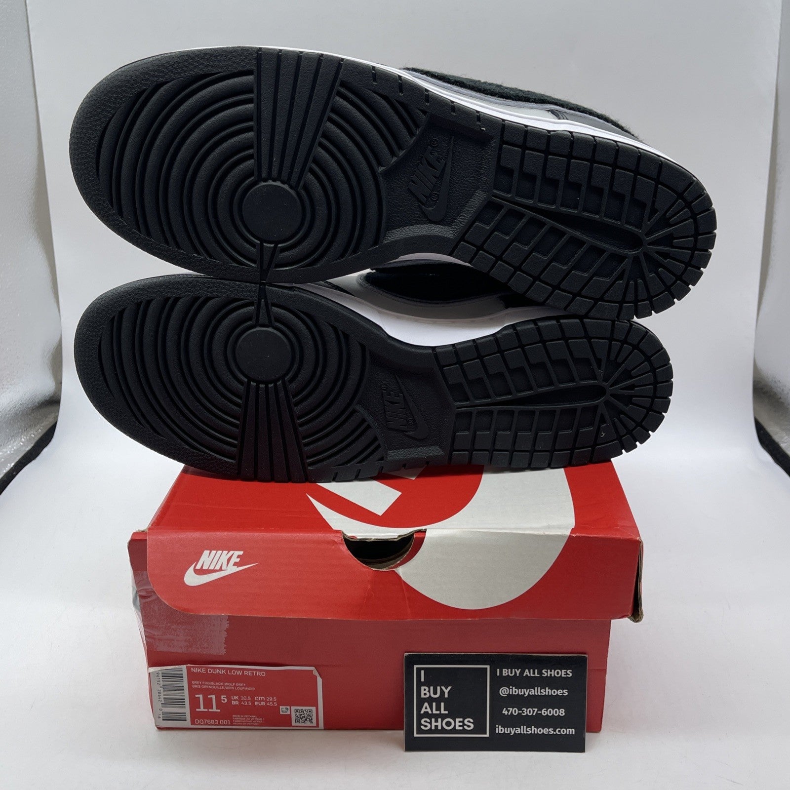 Size 11.5 - Nike Dunk Low Chenille Swoosh - Grand Purple Black (DQ7683-001)