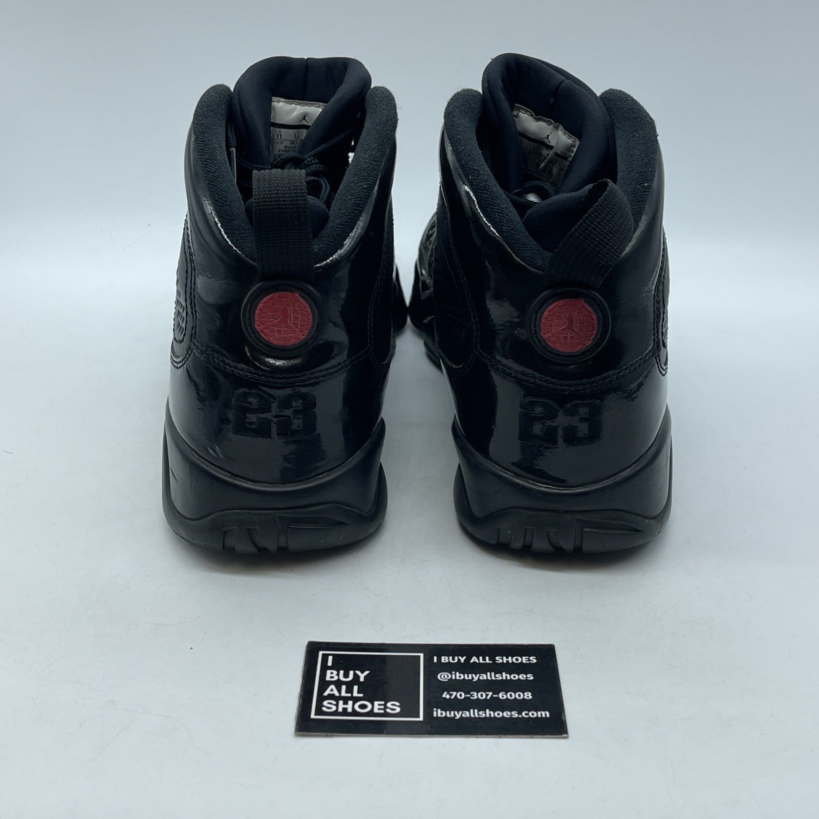 Size 11 - Air Jordan 9 Retro Bred Black Red Leather (302370-014)